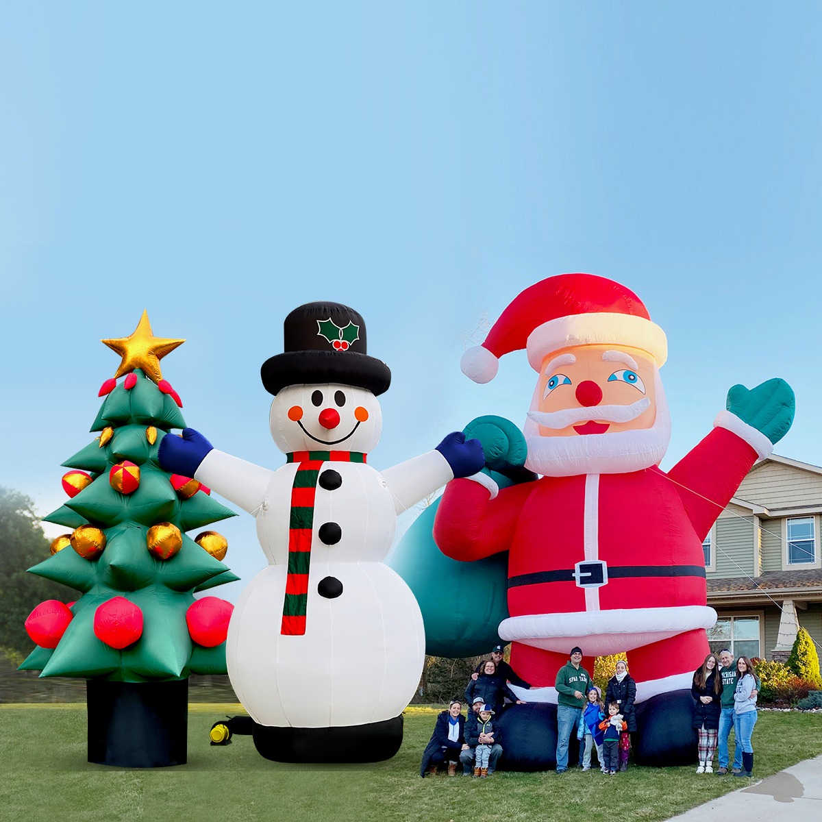 Giant Inflatable Holiday Decor: Christmas, Halloween, Easter, and More