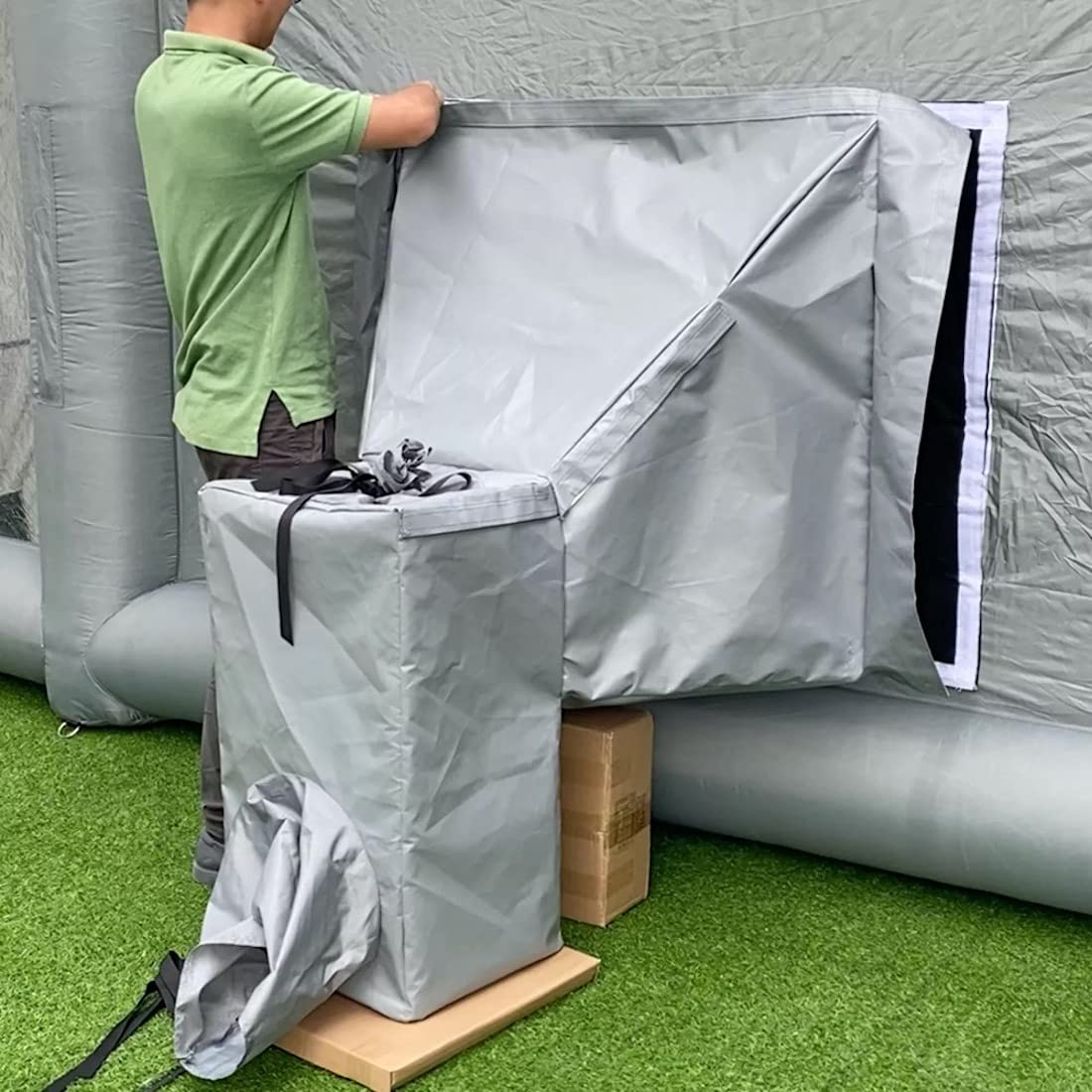 Sewinfla Inflatable Paint Booth Air Draft Device for Indoor (Elephant Trunk,NOT Suitable for Any Other Brand Paint Booth.)