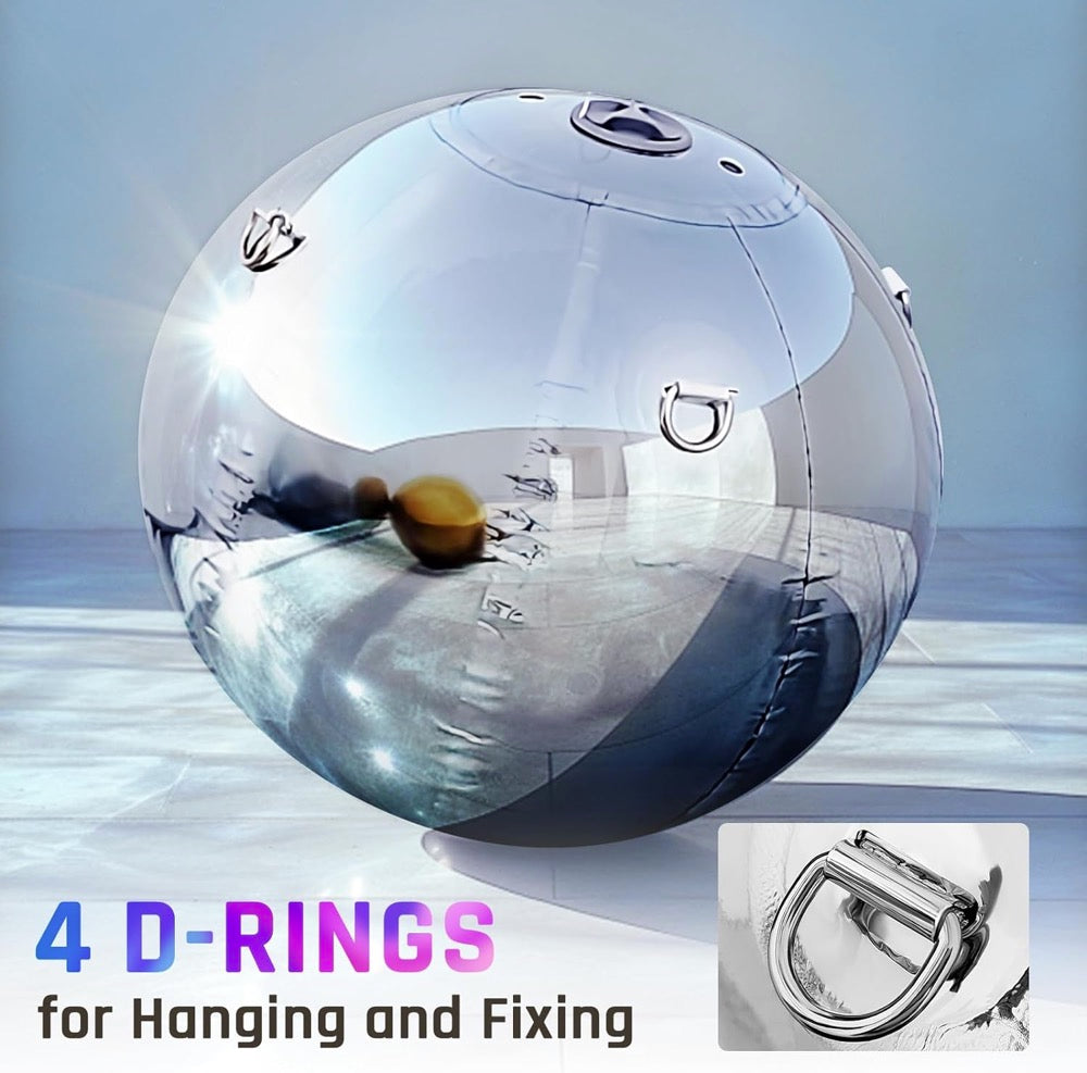 Inflatable Mirror Ball Value 2-Pack (19.7"+31.5") - Choose Your Color