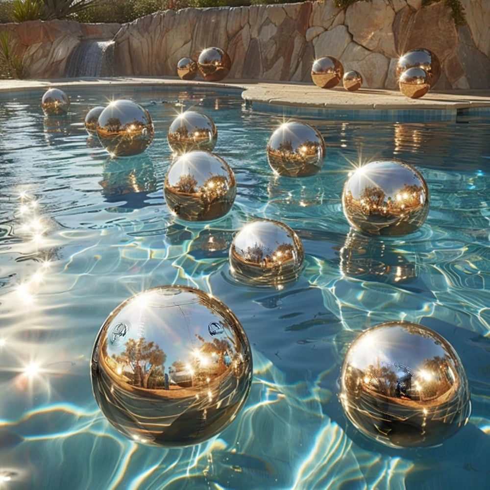 Inflatable Mirror Ball Value 2-Pack (19.7"+31.5") - Choose Your Color