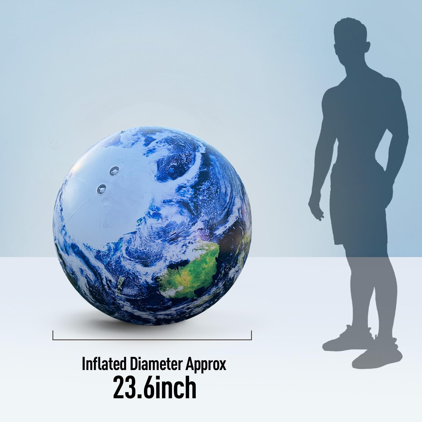 Inflatable Planet Balls Big Planet Balloons with LED Light - Choose Style & Size