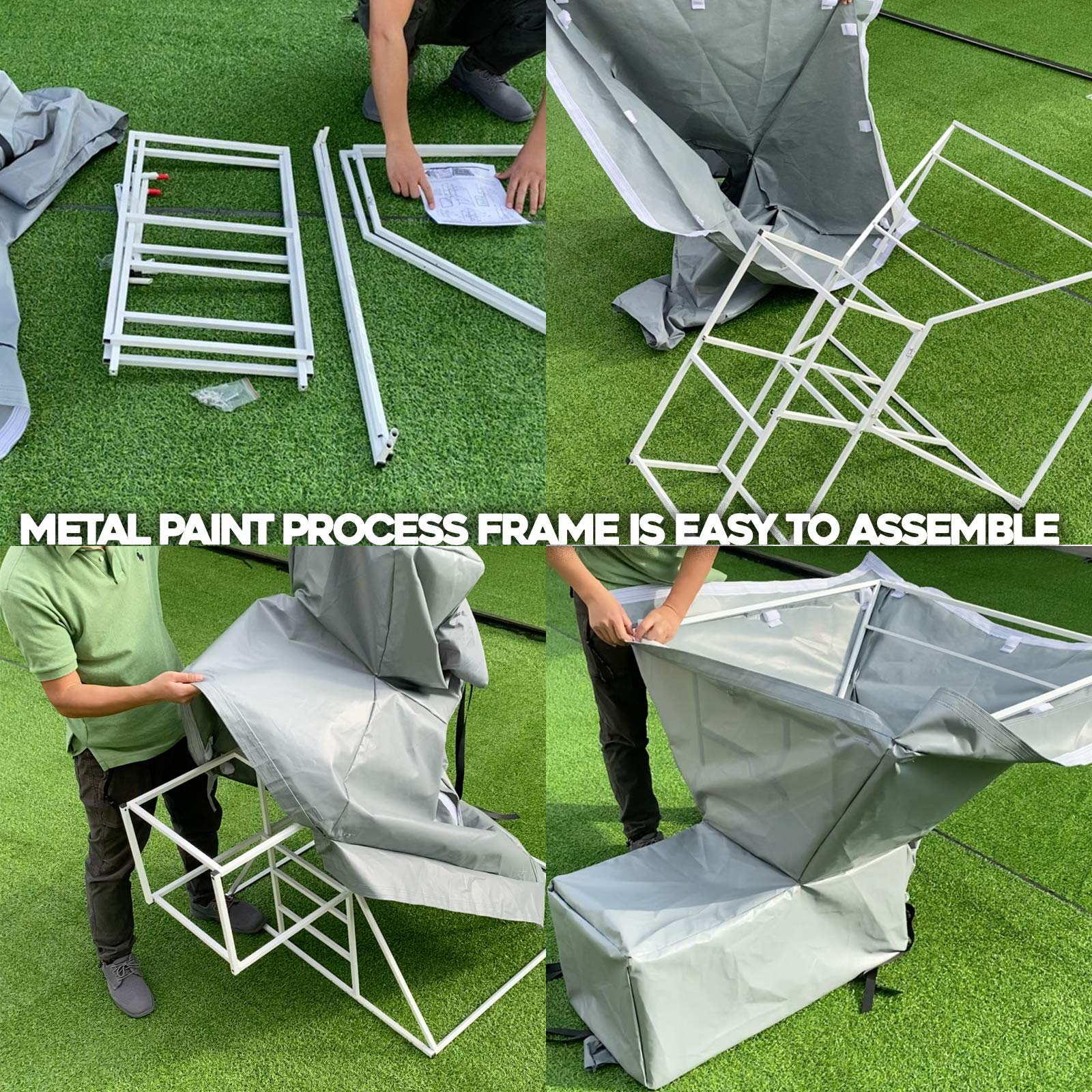 Sewinfla Inflatable Paint Booth Air Draft Device for Indoor (Elephant Trunk,NOT Suitable for Any Other Brand Paint Booth.)