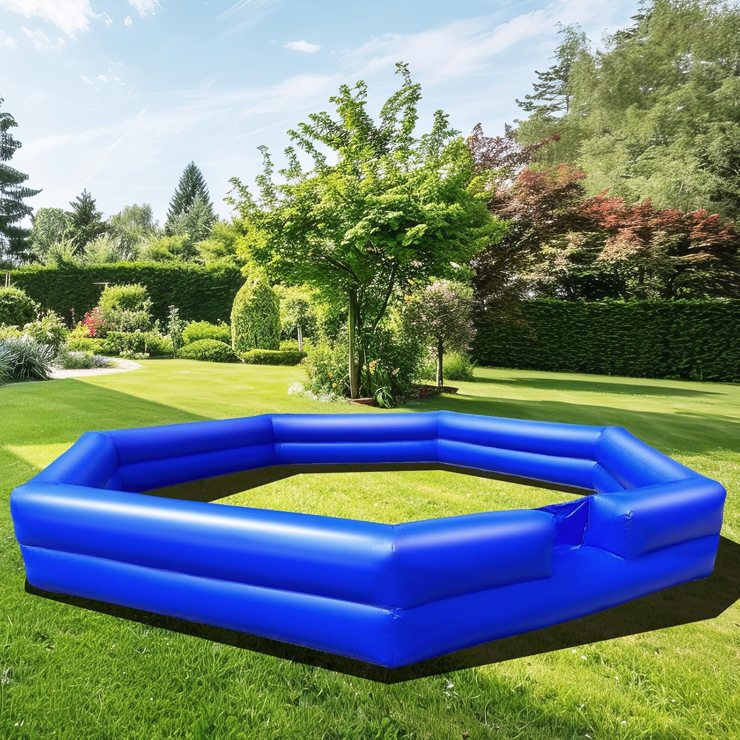 WARSUN 20Ft Premium PVC Inflatable Gaga Ball Pit - Superior Durability-Blue