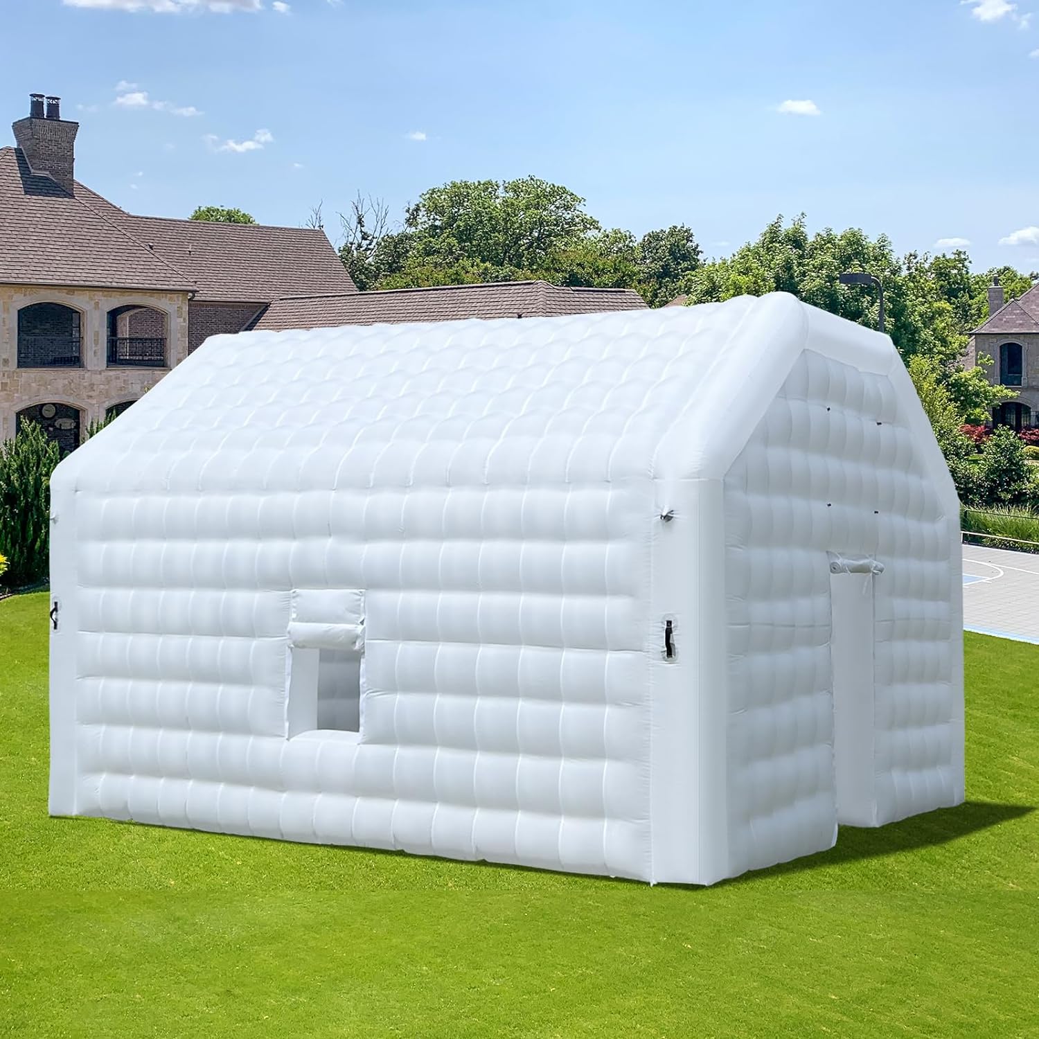 Inflatable Nightclub 20x16.5x12ft Portable Night Club Party Cube Disco Tent for Backyard/Outdoor Events