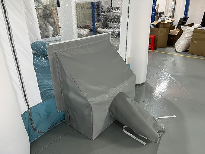 GORILLASPRO 2024 Inflatable Paint Booth Mini Air Draft Connecting Device for(Patent Applied) Excluding Inflatable Spray Booth,PVC expansion pipes and ventilation fan exhaust fans ProV2(复制)