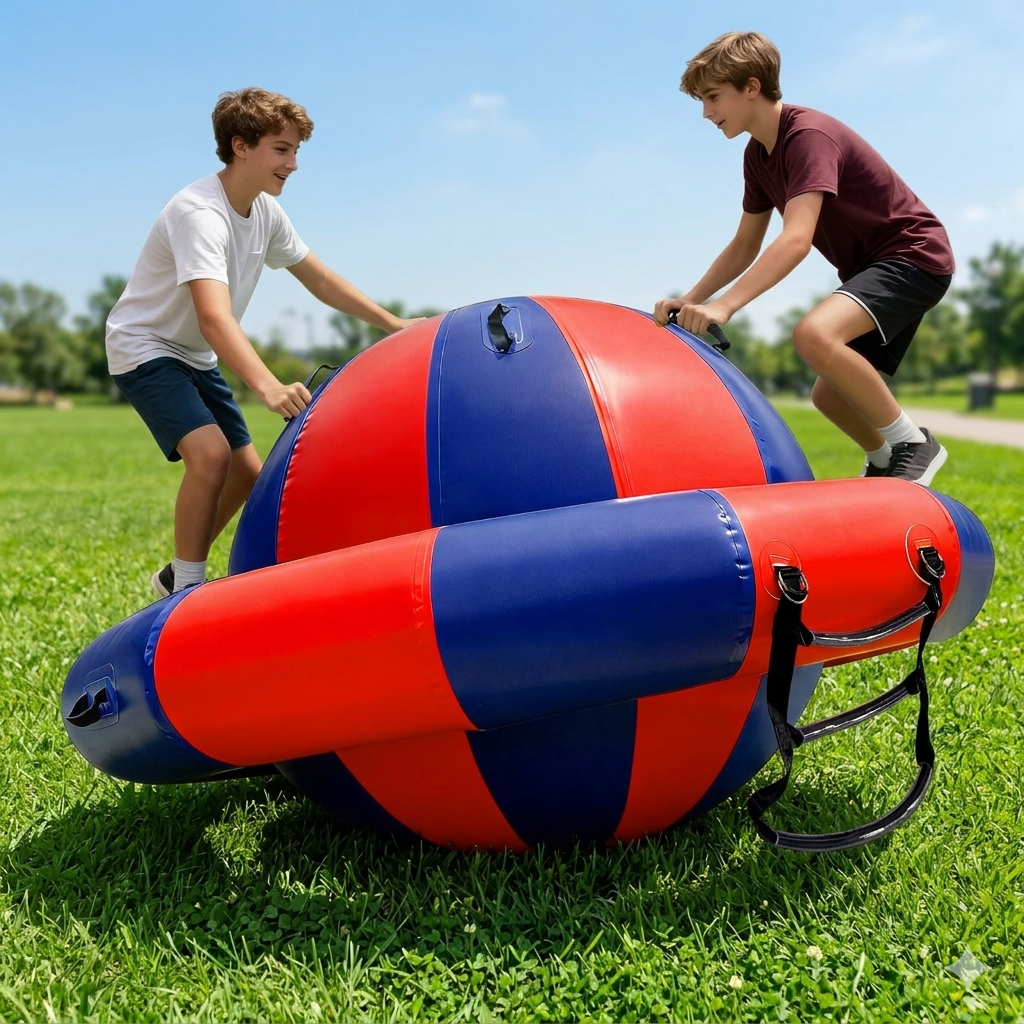 Inflatable Saturn Rocker Bouncer 6.5FT Water Float & Land Seesaw Bouncer for Pool, Lake, and Backyard