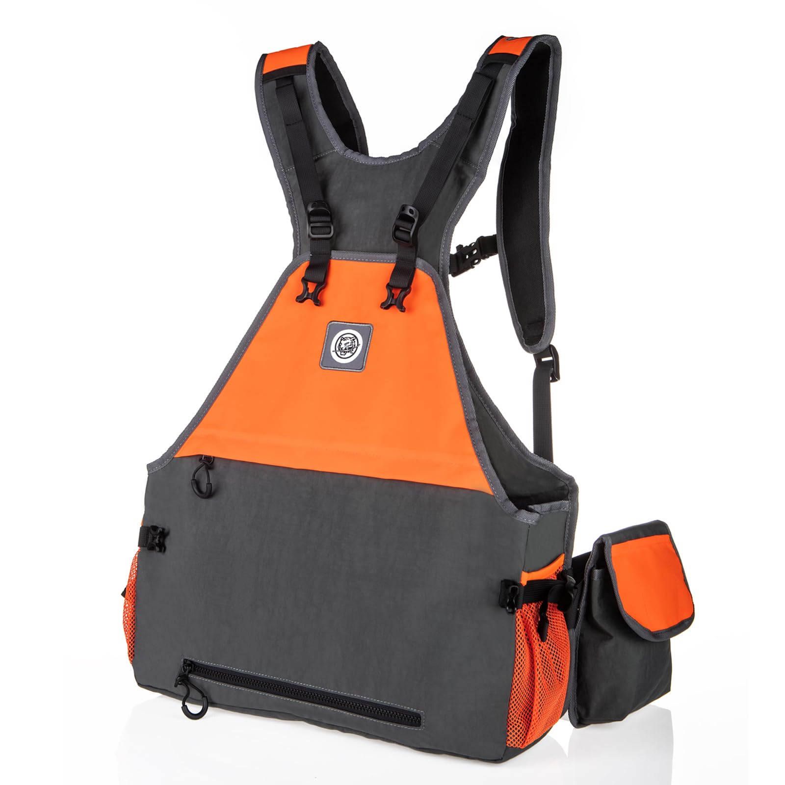 Upland Hunting Vest Adjustable Lightweight Pheasant Hunting Strap Vest Grey