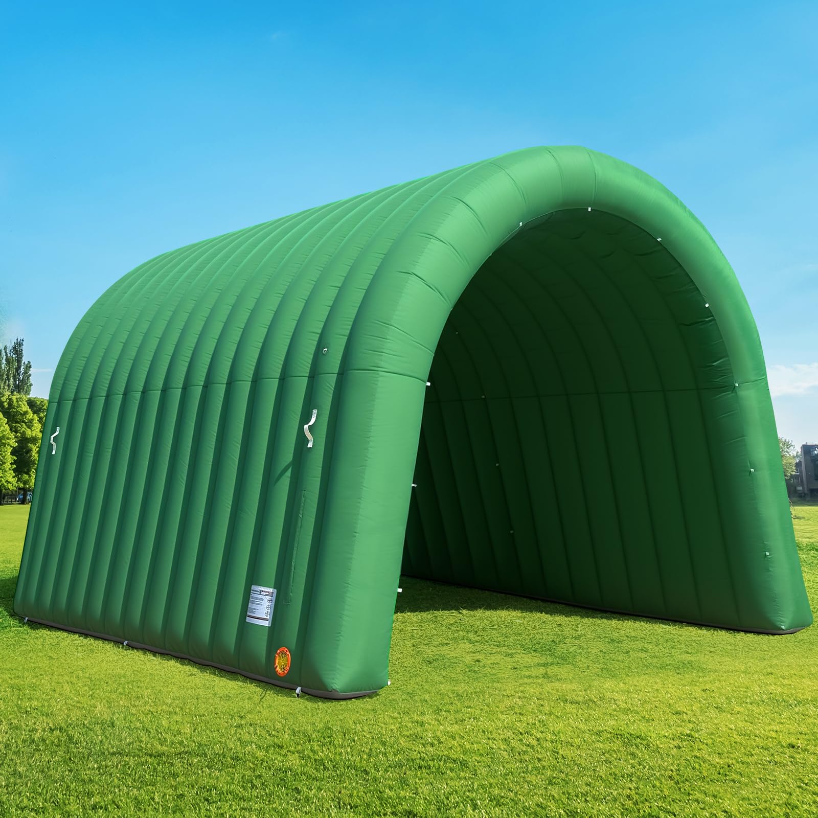Inflatable Sports Tunnel Entrance 16x10x10FT with Blower Football Tunnel Tent Entryway