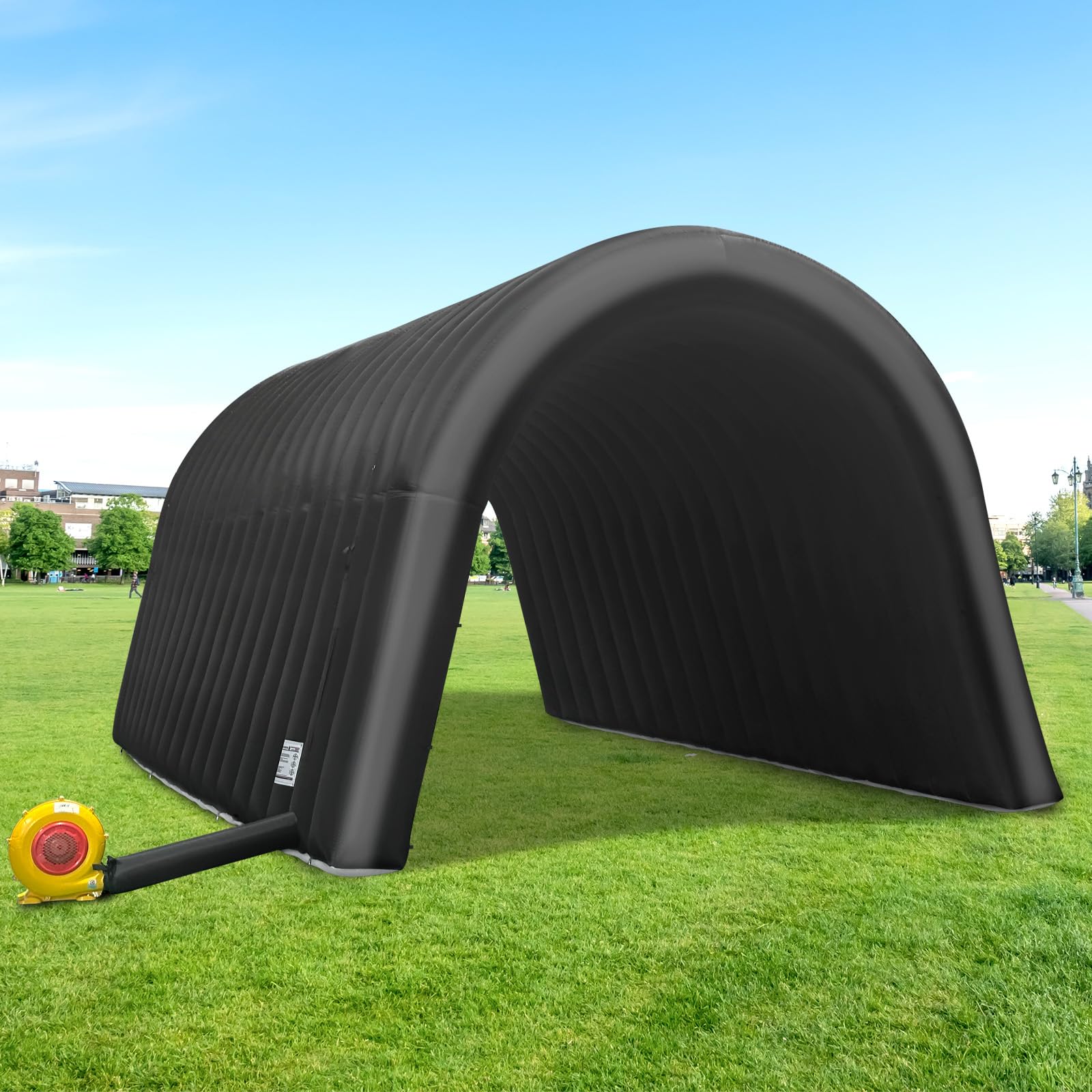 Inflatable Tunnel Entrance 20x10x10FT with Blower Entry Tunnel Tent for Sports Events and Outdoor Activities