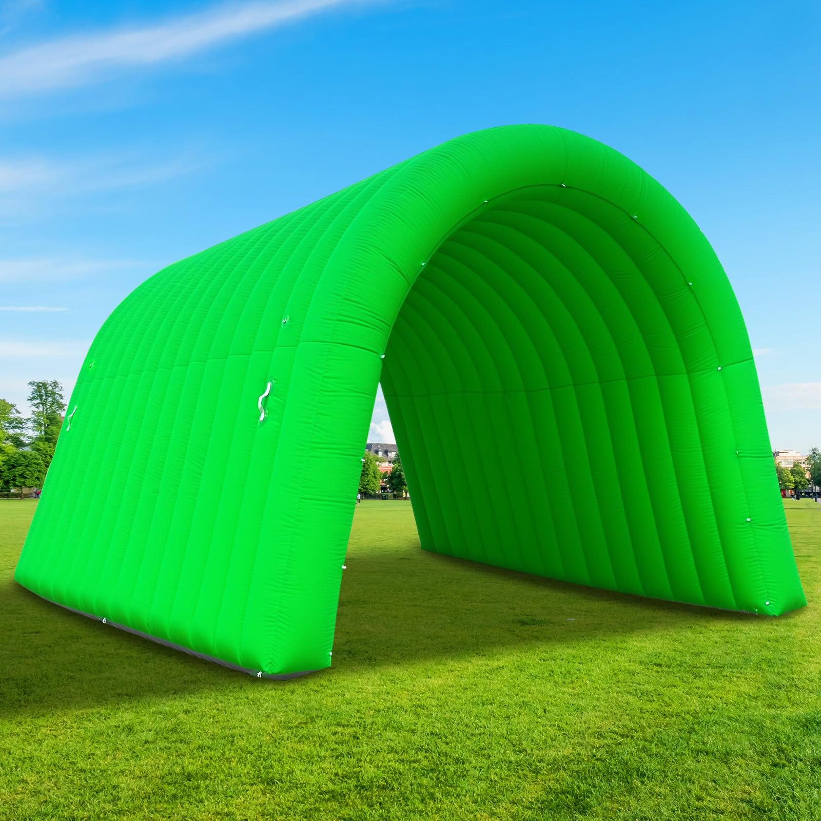 Inflatable Sports Tunnel Entrance 16x10x10FT with Blower Football Tunnel Tent Entryway