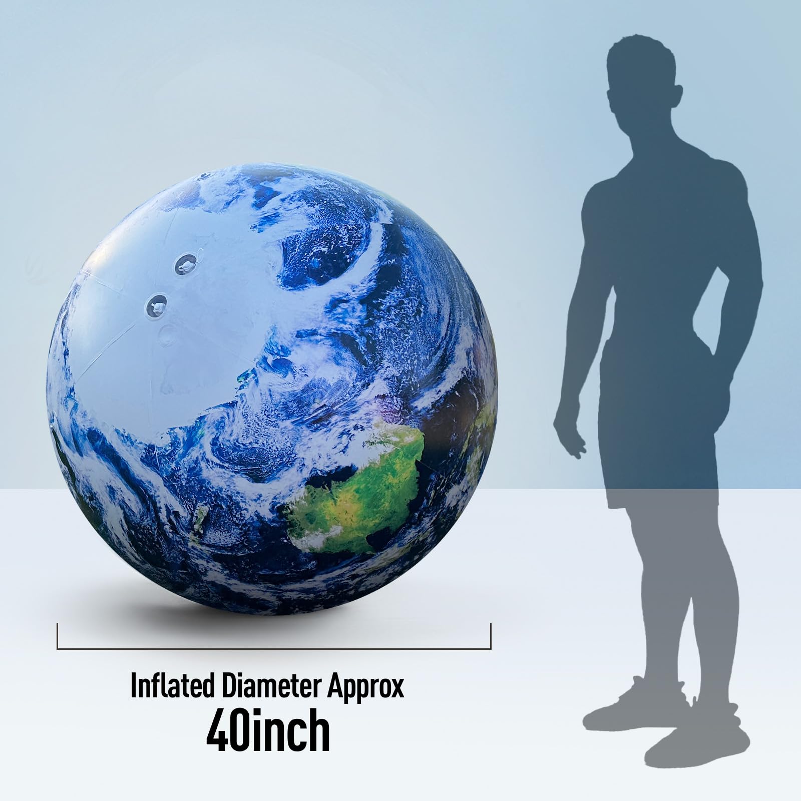 Inflatable Planet Balls Big Planet Balloons with LED Light - Choose Style & Size