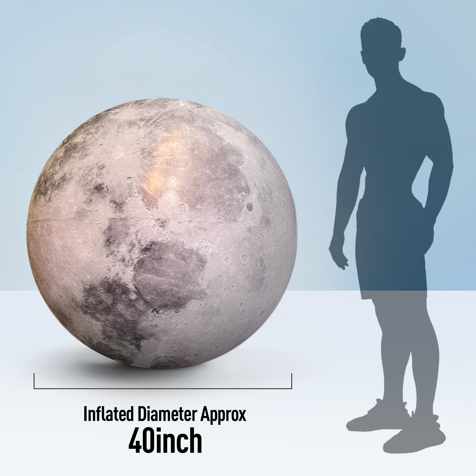 Inflatable Planet Balls Big Planet Balloons with LED Light - Choose Style & Size