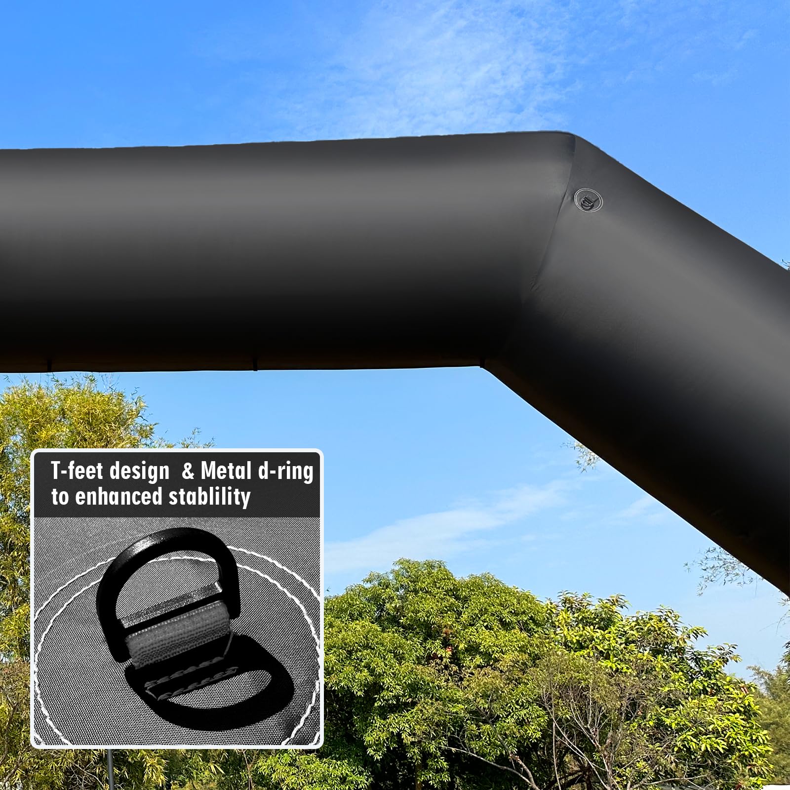 20Ft Inflatable Event Arch - Portable Outdoor Entrance with High-Power Blower