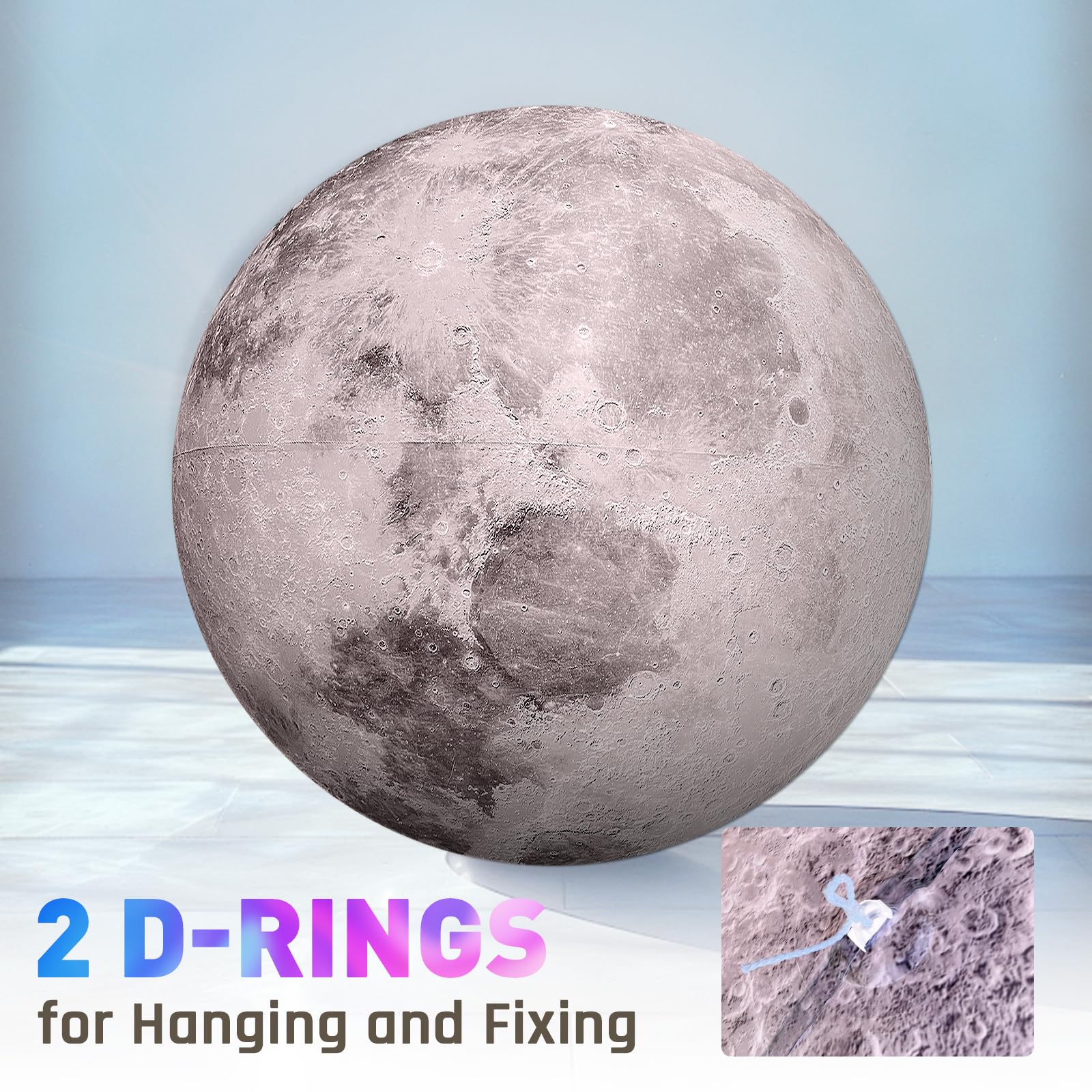 Inflatable Planet Balls Big Planet Balloons with LED Light - Choose Style & Size