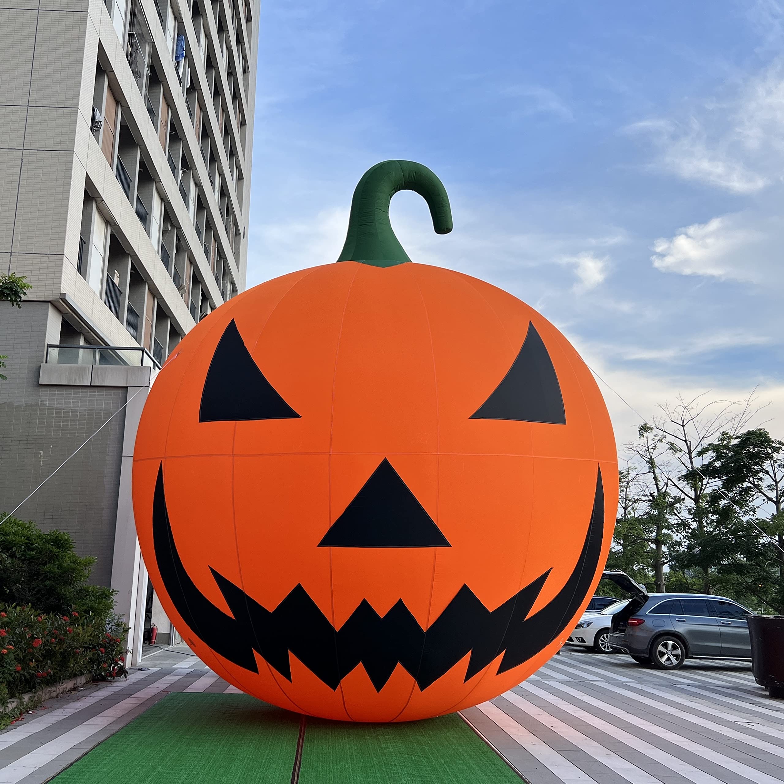 image 6: Product Image-halloween inflatables-Giant 33ft halloween Inflatable pumpkin outdoor decoration