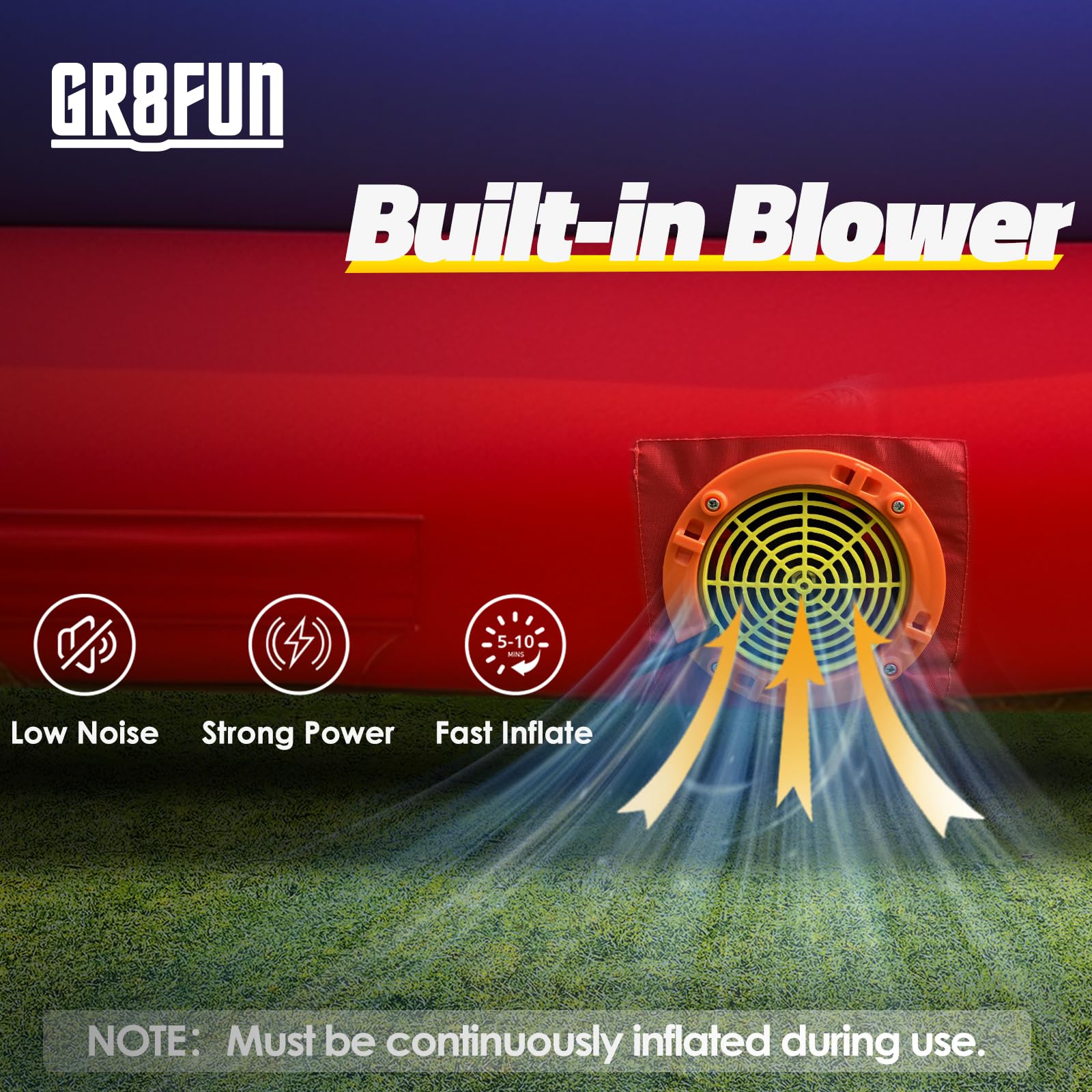 Inflatable Gaga ball Court 20Ft Portable Gaga Ball Pit for Indoor Outdoor Sport Games