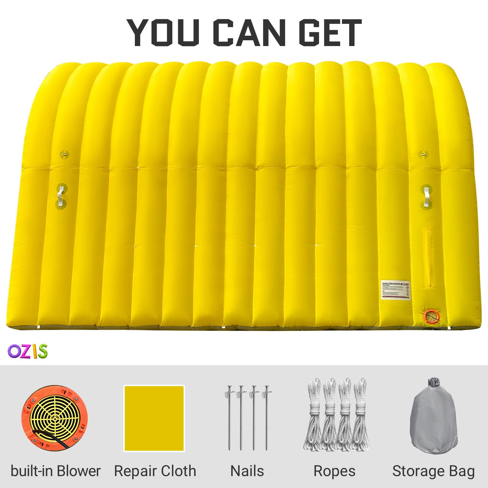 Inflatable Sports Tunnel Entrance 16x10x10FT with Blower Football Tunnel Tent Entryway