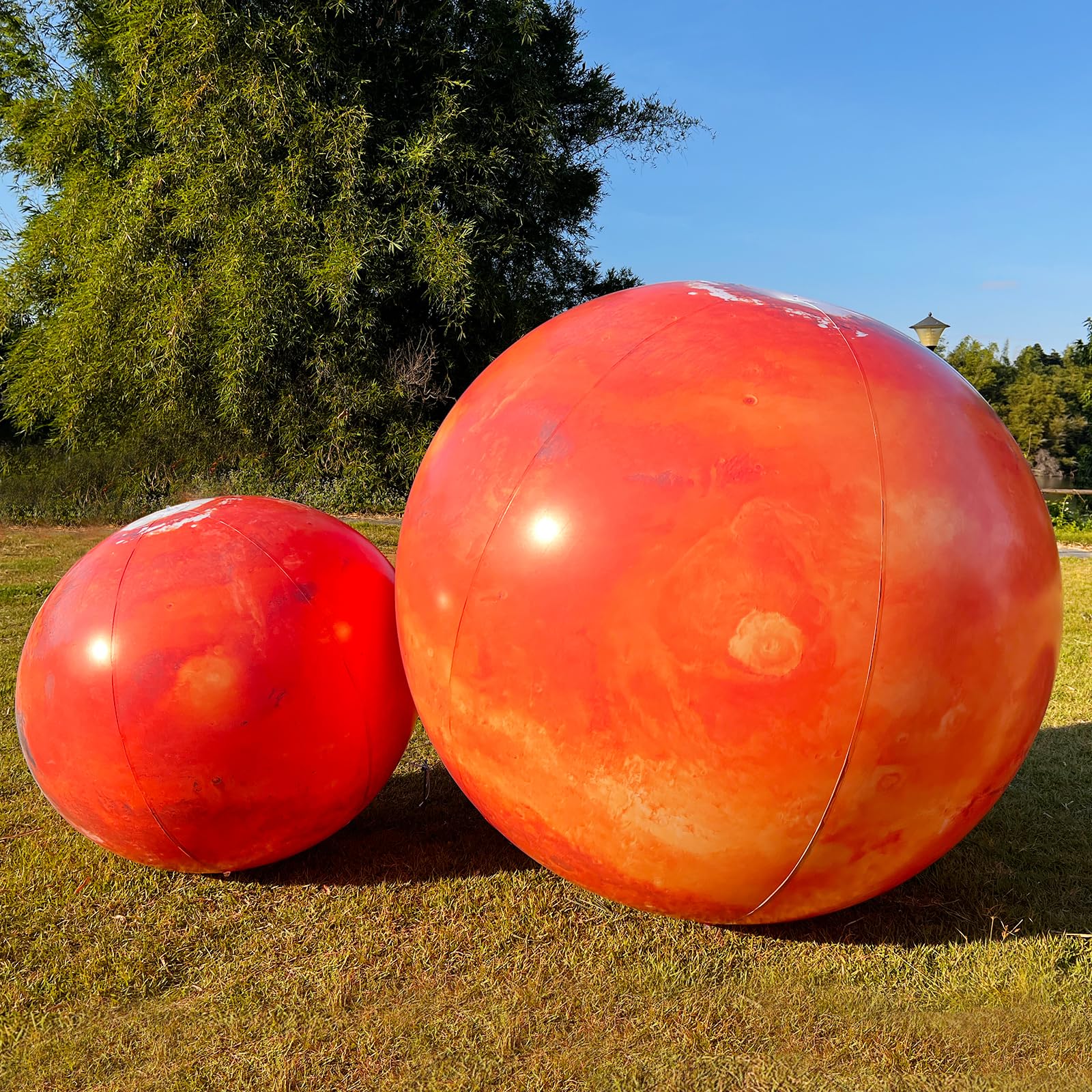 Inflatable Planet Balls Big Planet Balloons with LED Light - Choose Style & Size