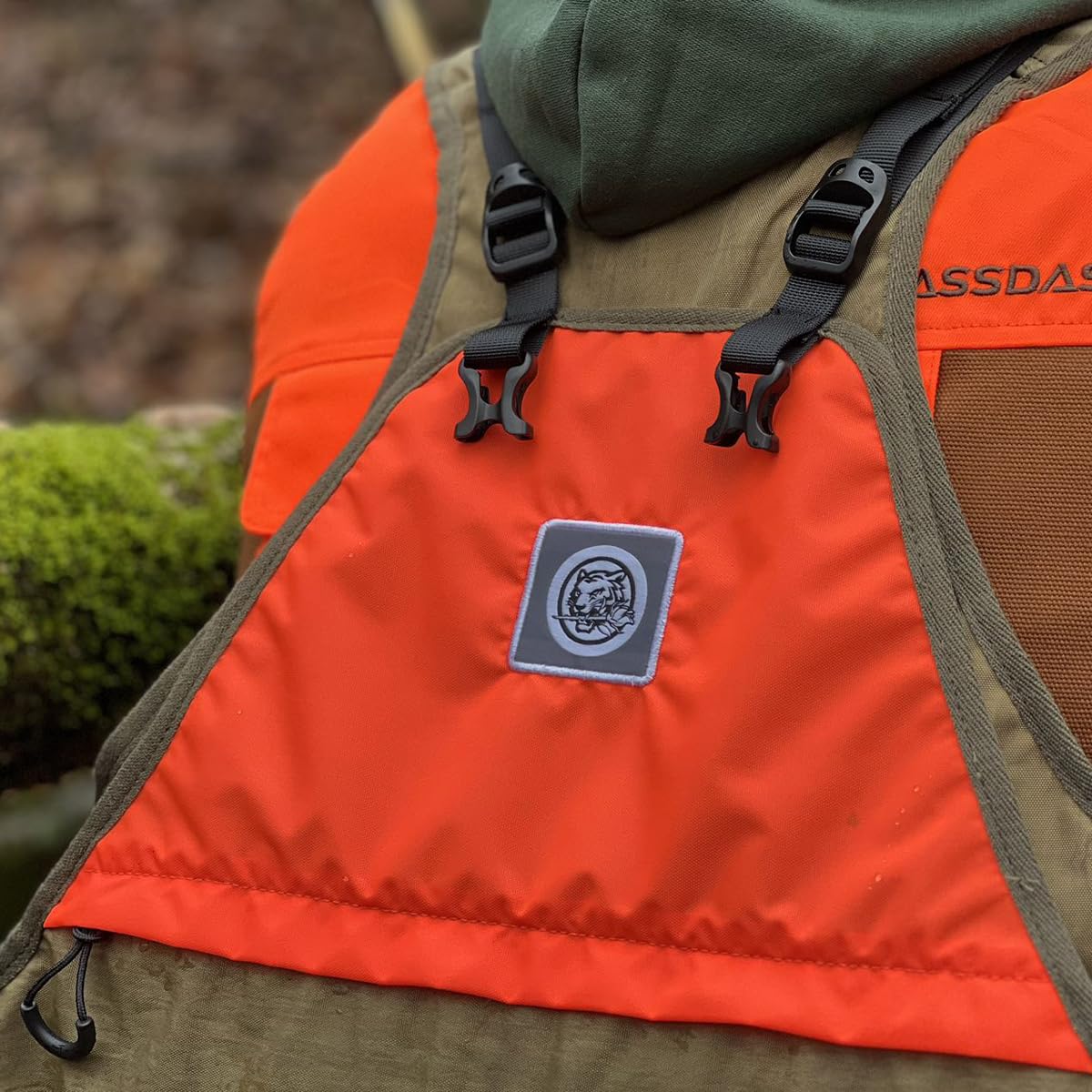 Upland Hunting Vest Adjustable Lightweight Pheasant Hunting Strap Vest Brown