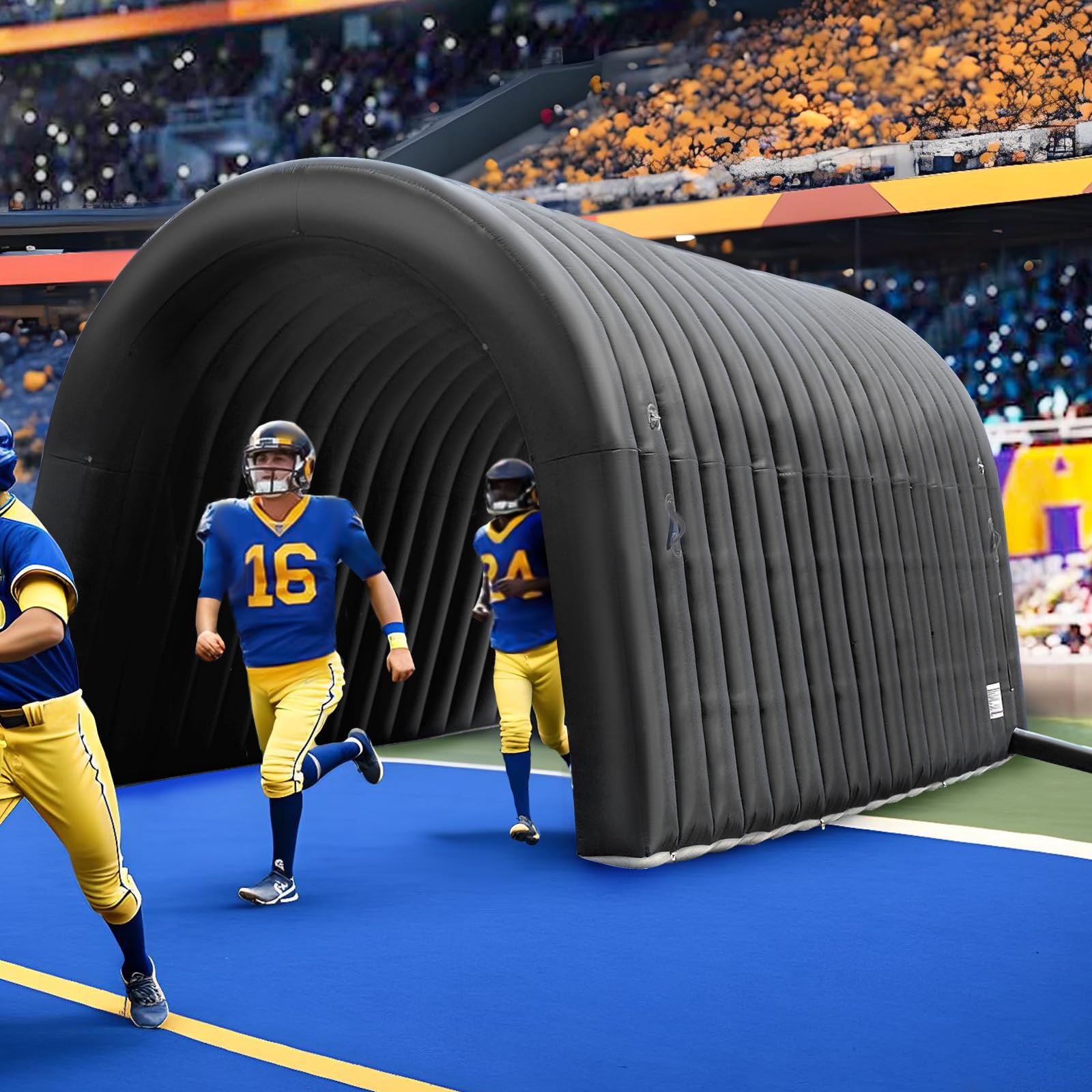 Inflatable Tunnel Entrance 20x10x10FT with Blower Entry Tunnel Tent for Sports Events and Outdoor Activities