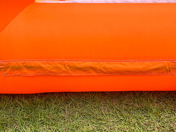 Dual air zipper for quick inflation and deflation