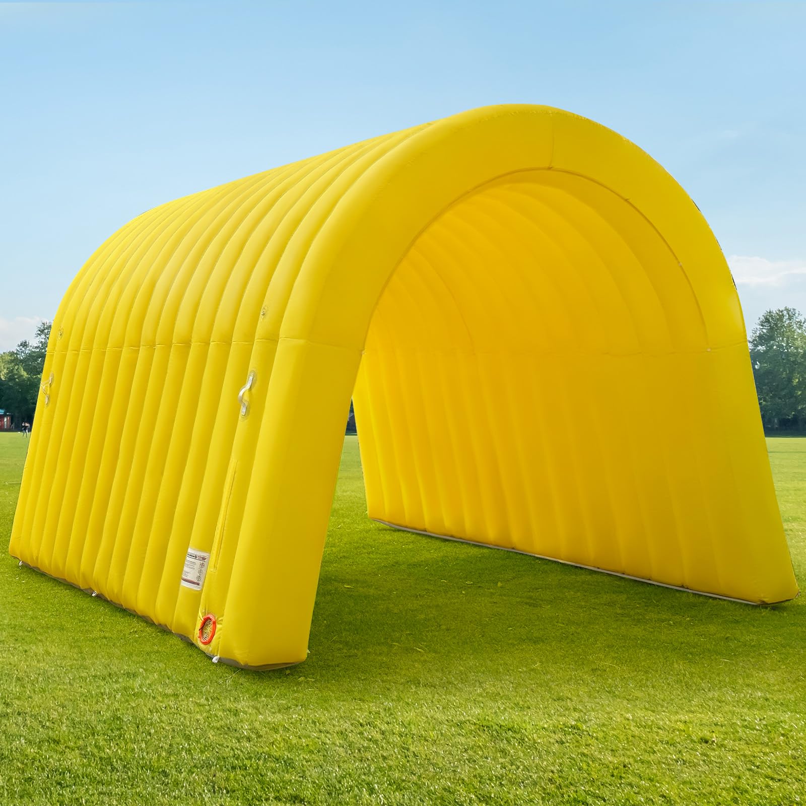 Inflatable Sports Tunnel Entrance 16x10x10FT with Blower Football Tunnel Tent Entryway