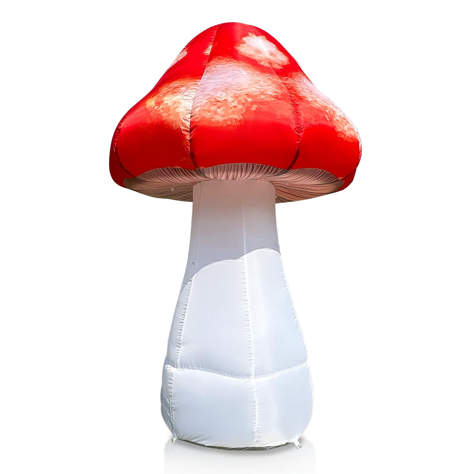 6 FT LED Inflatable Mushroom with Built‑in Fan, Light Strip & Remote Control