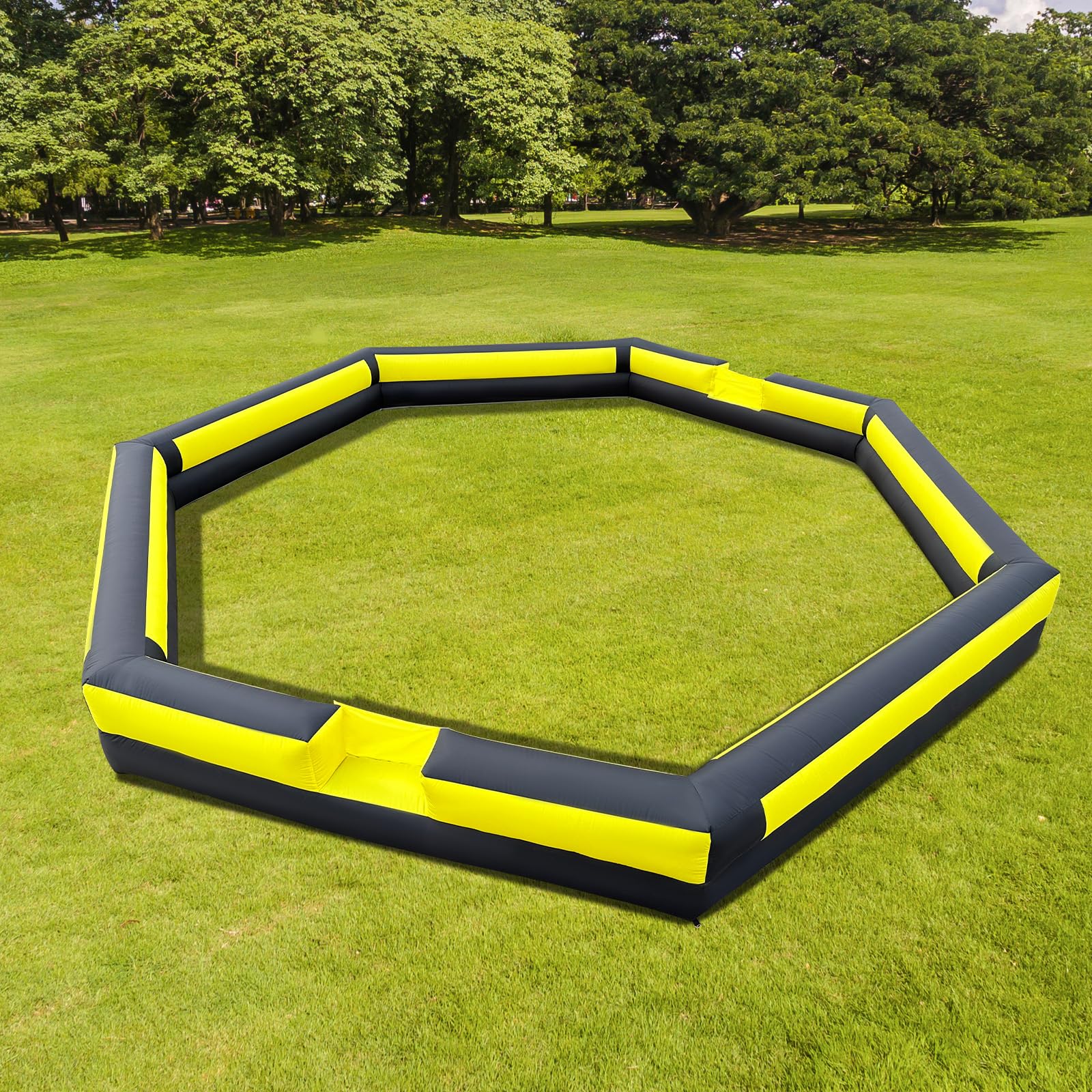 Giant 26Ft Gaga Ball Pit Inflatable with Built-in Blower, Portable Gaga ball Court for Sport Games