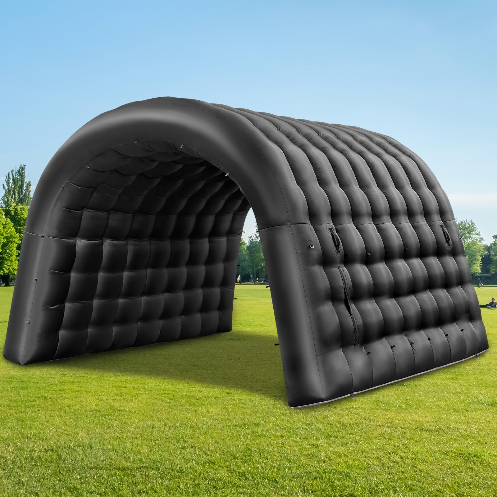 Inflatable Sports Tunnel Entrance 10x10x9FT with Blower Football Tunnel Tent Entryway
