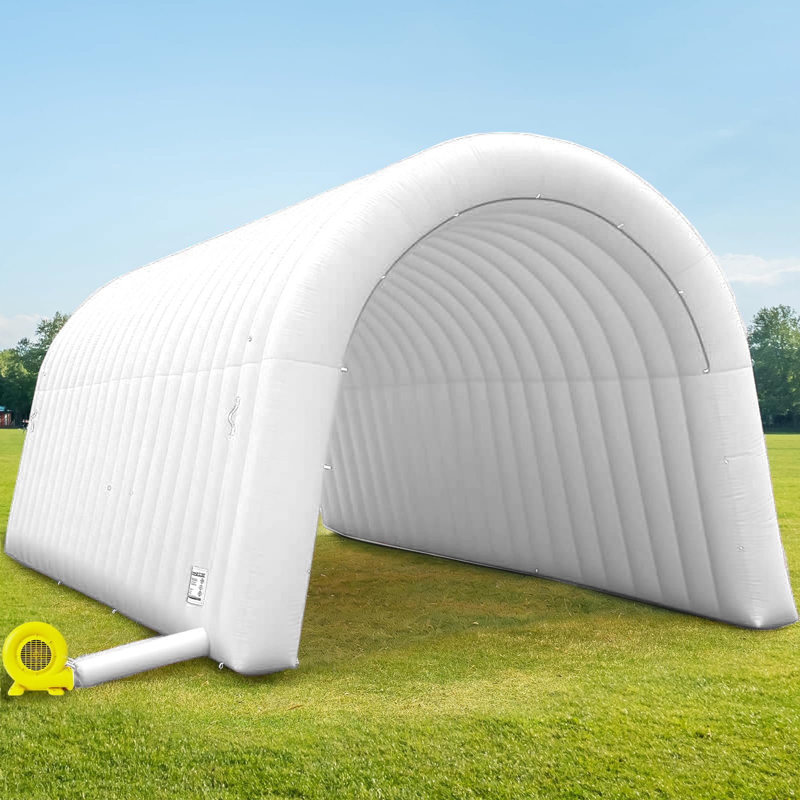 Inflatable Tunnel Entrance 20x10x10FT with Blower Entry Tunnel Tent for Sports Events and Outdoor Activities