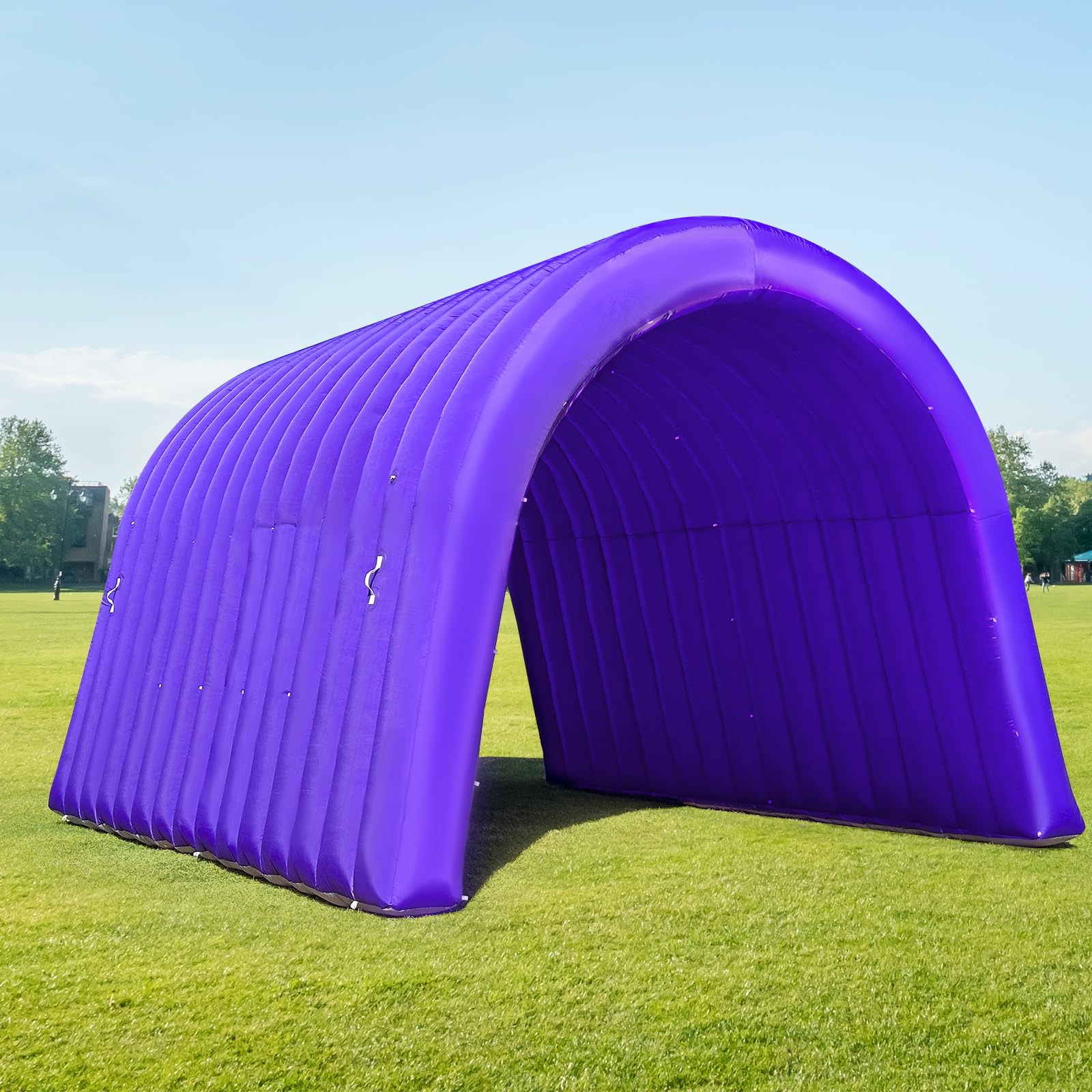 Inflatable Sports Tunnel Entrance 16x10x10FT with Blower Football Tunnel Tent Entryway