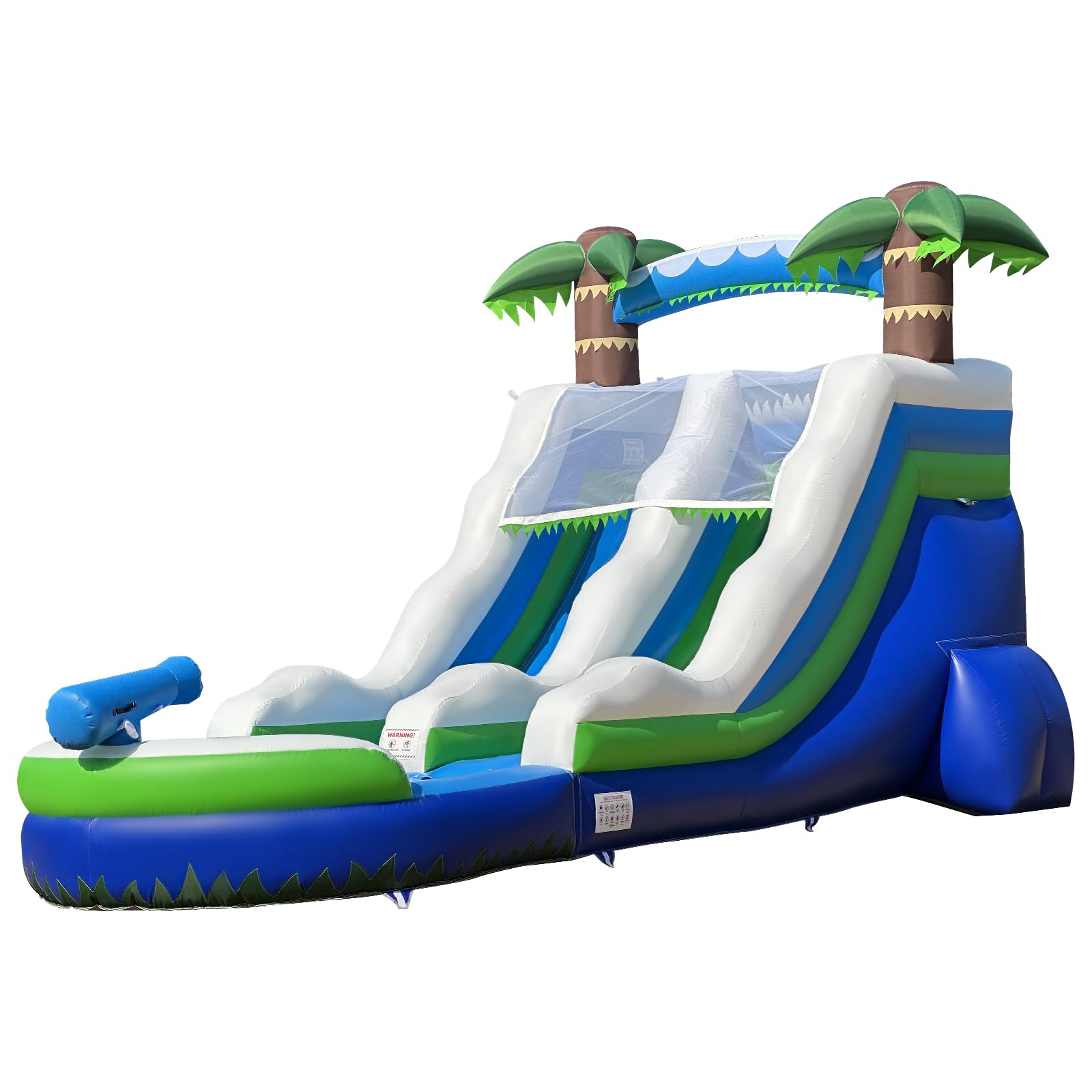 Inflatable Water Slide 23Ft with Pool, Wet/Dry Use