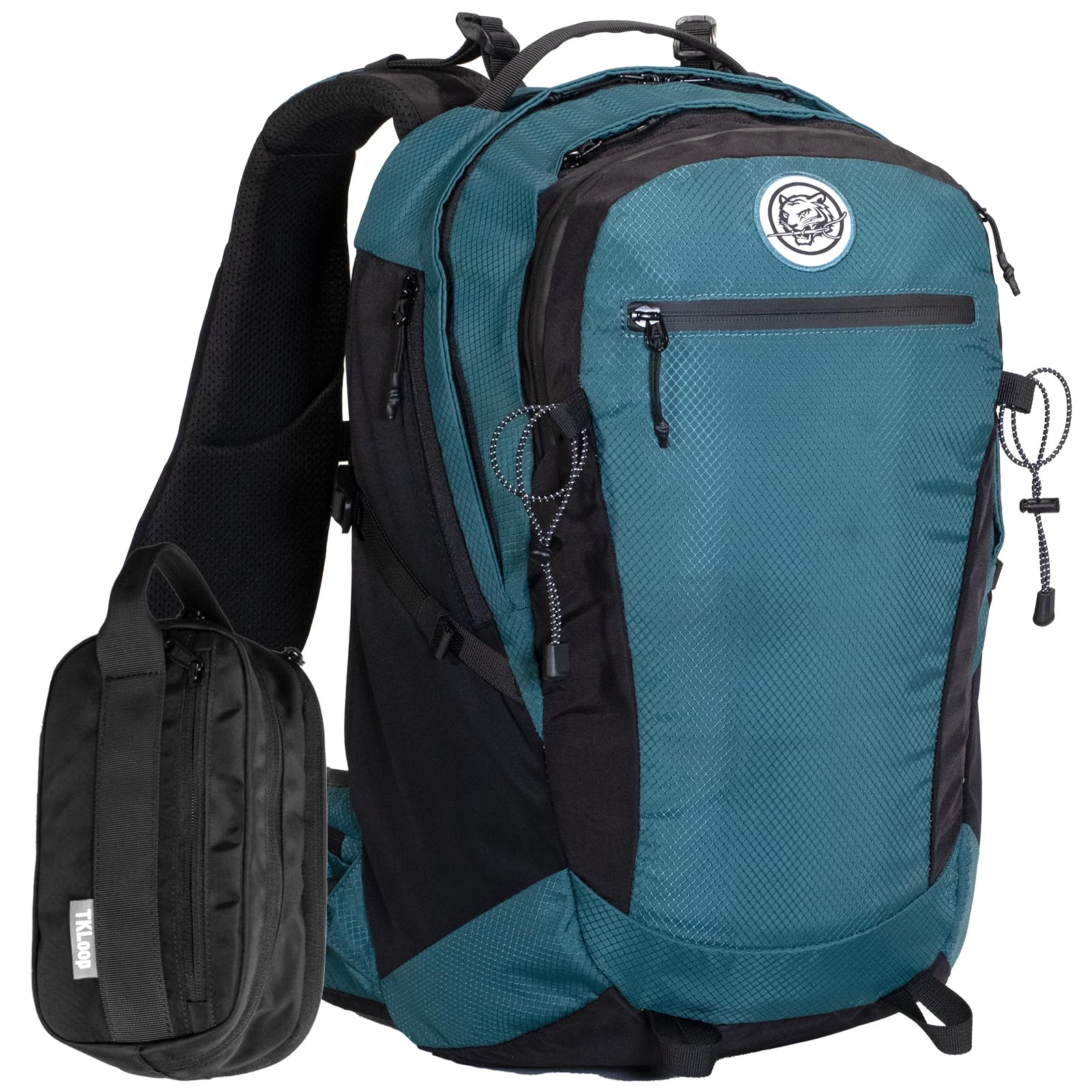 24L Travel Backpack with 17 Inch Laptop Sleeve Waterproof Daypack