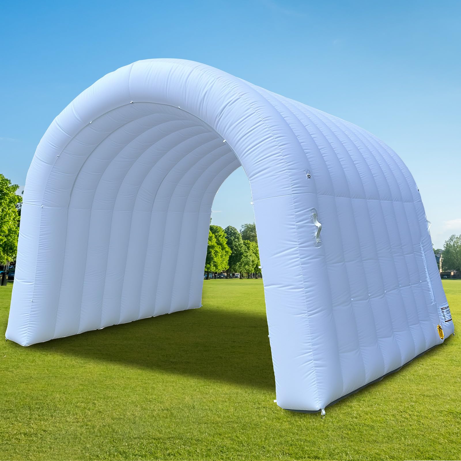 Inflatable Sports Tunnel Entrance 10x10x9FT with Blower Football Tunnel Tent Entryway