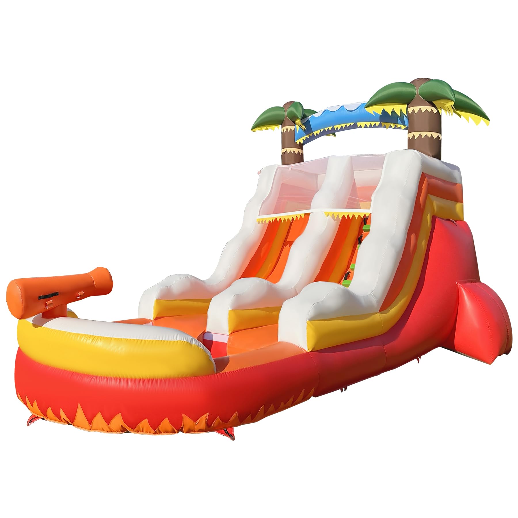 Inflatable Water Slide 23Ft with Pool, Wet/Dry Use