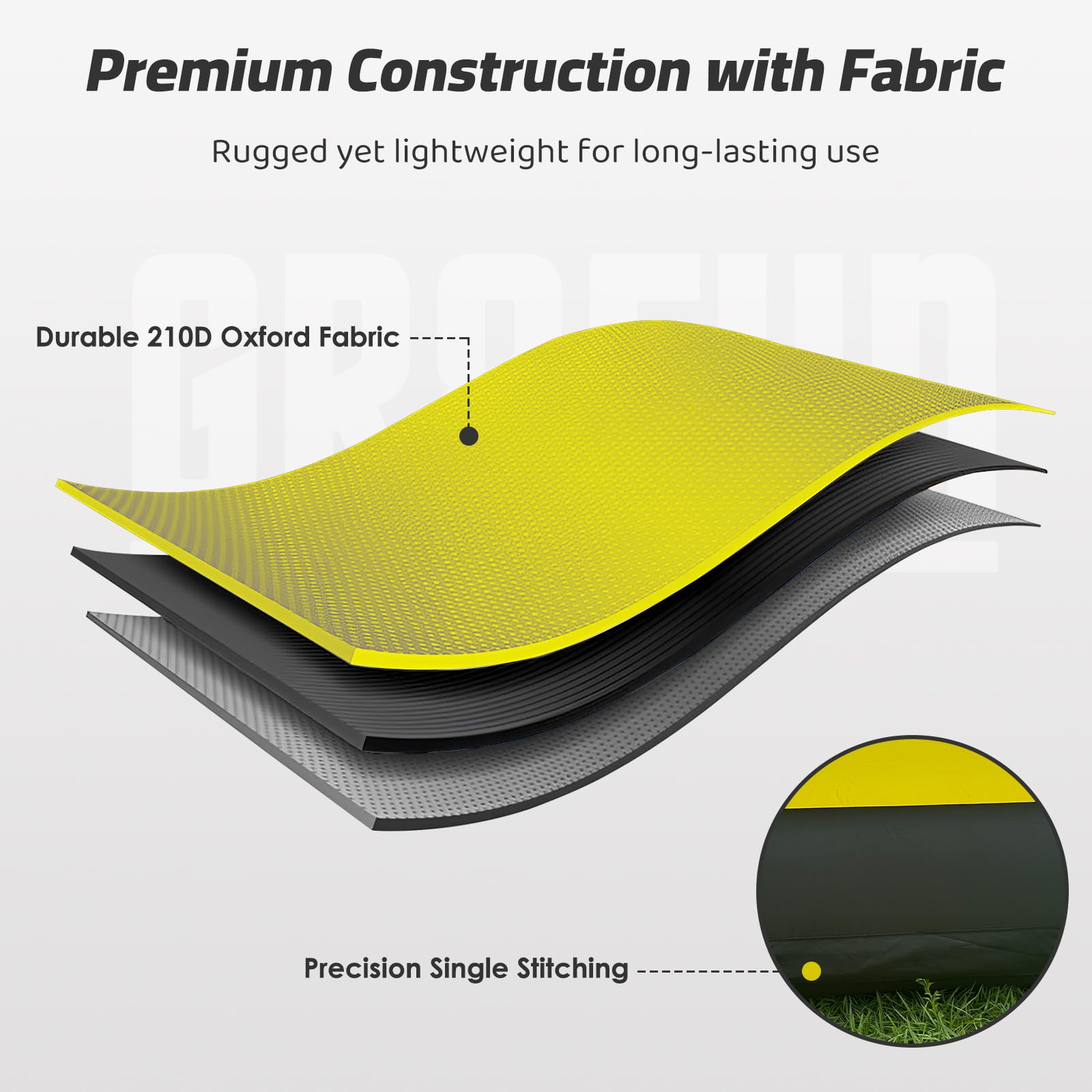 Inflatable Gaga Ball Pit 17FT with Built-in Blower, Portable Large Gaga Ball Pit for Indoor & Outdoor Activities