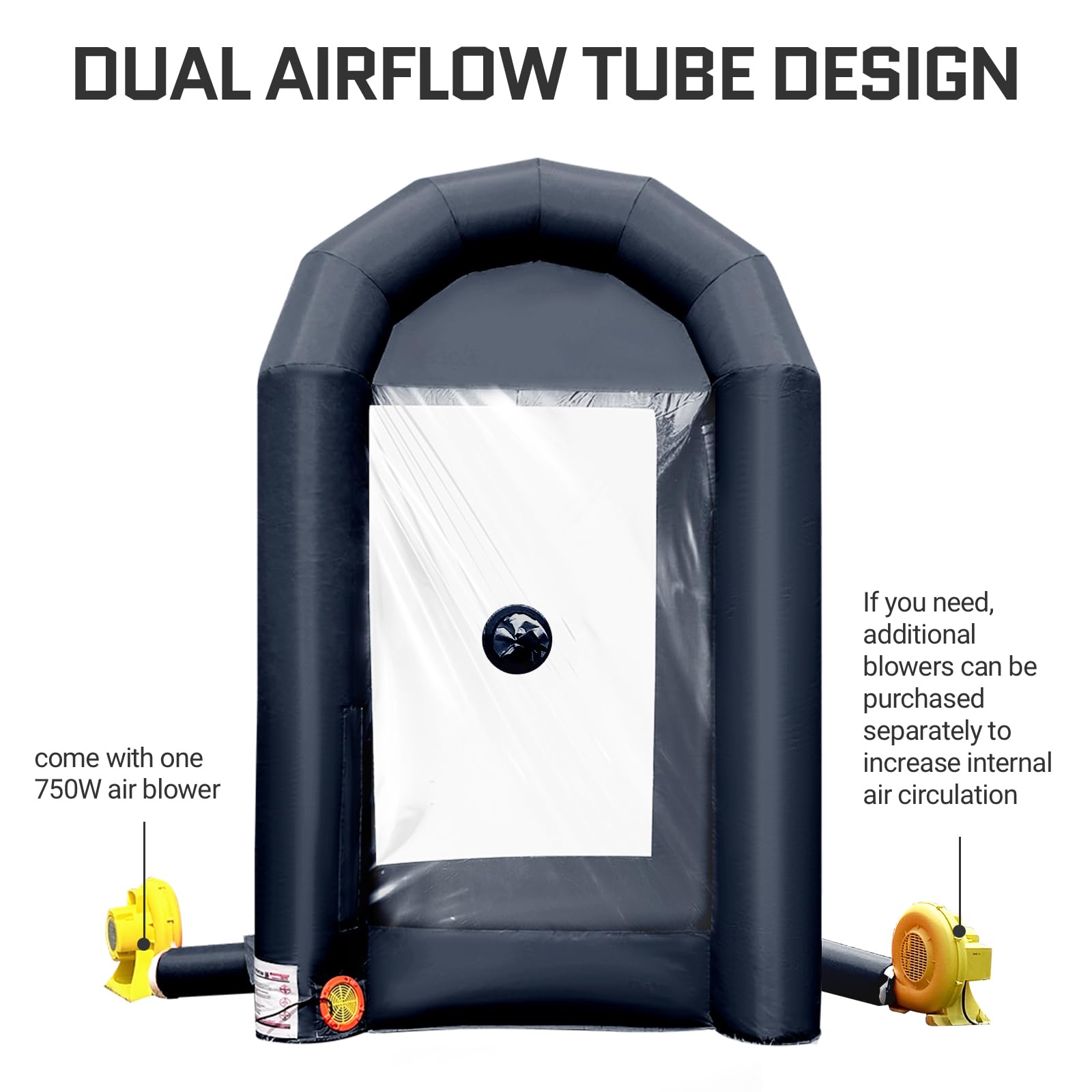Inflatable Cash Cube Booth 5.2x5.2x8.2FT – Money Grab Machine with Blowers for Parties, Promotions & Events
