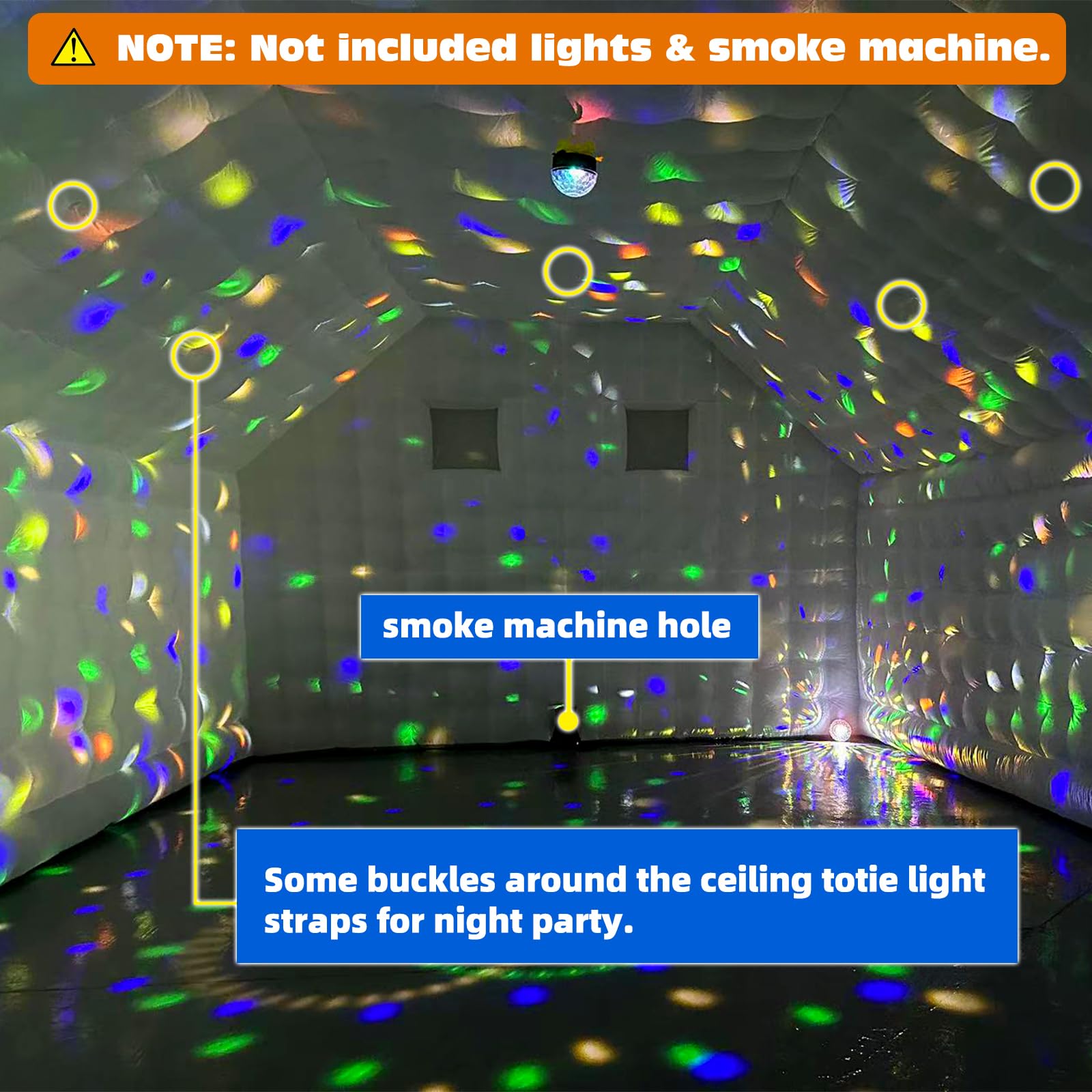 30x20x13ft Giant Inflatable Nightclub Large Event Tent for Parties, Commercial Use