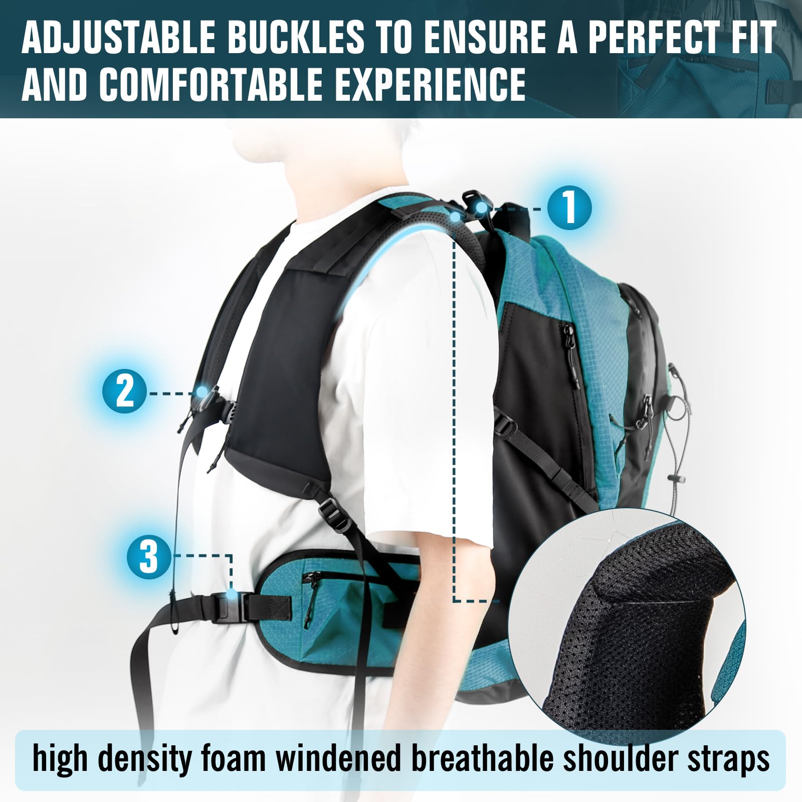 24L Travel Backpack with 17 Inch Laptop Sleeve Waterproof Daypack