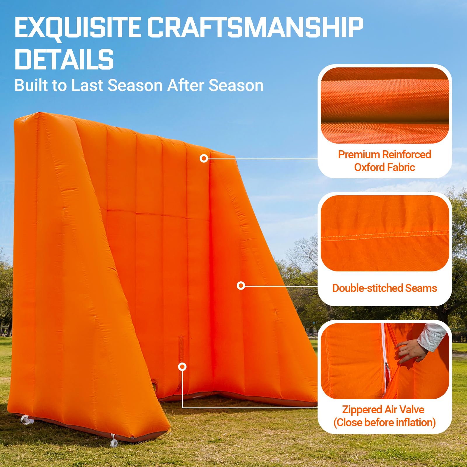Inflatable Tic-Tac-Toe Basketball Shootout 9-Hoop for Carnival, Party, Event Rental