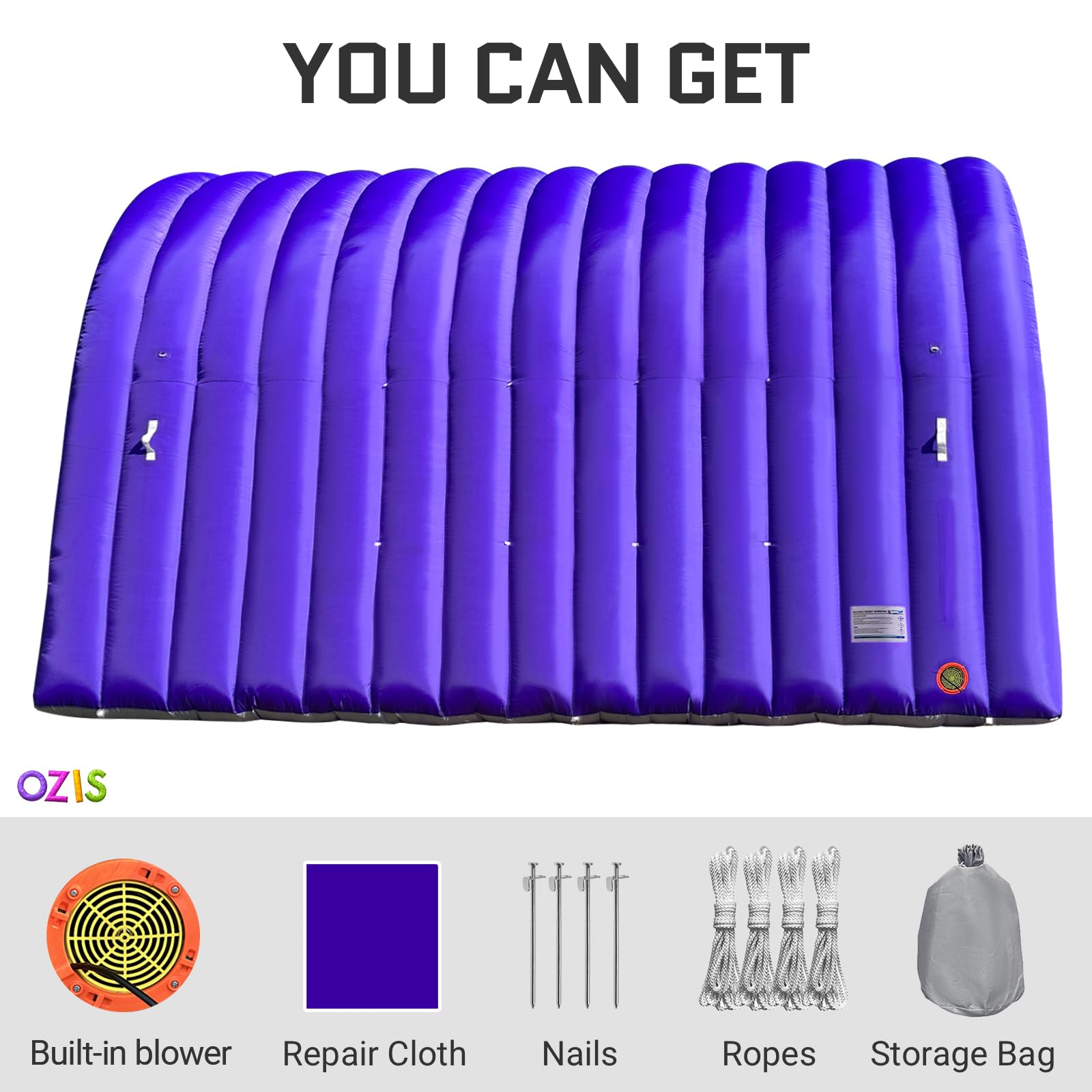 Inflatable Sports Tunnel Entrance 16x10x10FT with Blower Football Tunnel Tent Entryway