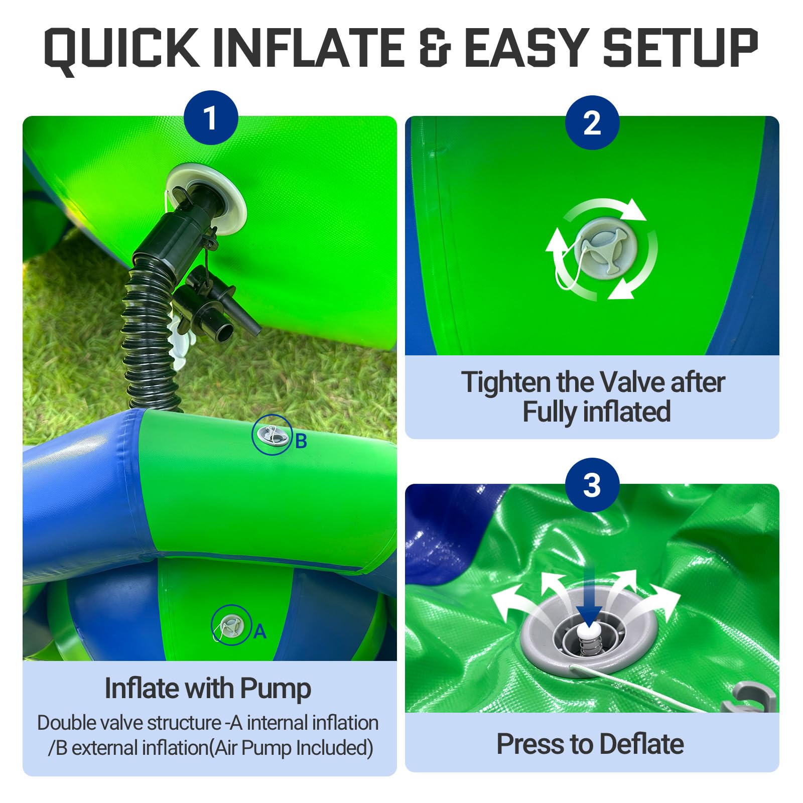 Inflatable Saturn Rocker Bouncer 6.5FT Water Float & Land Seesaw Bouncer for Pool, Lake, and Backyard