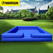 WARSUN 15'x15' Inflatable Foam Pit for Parties - Blue/Orange