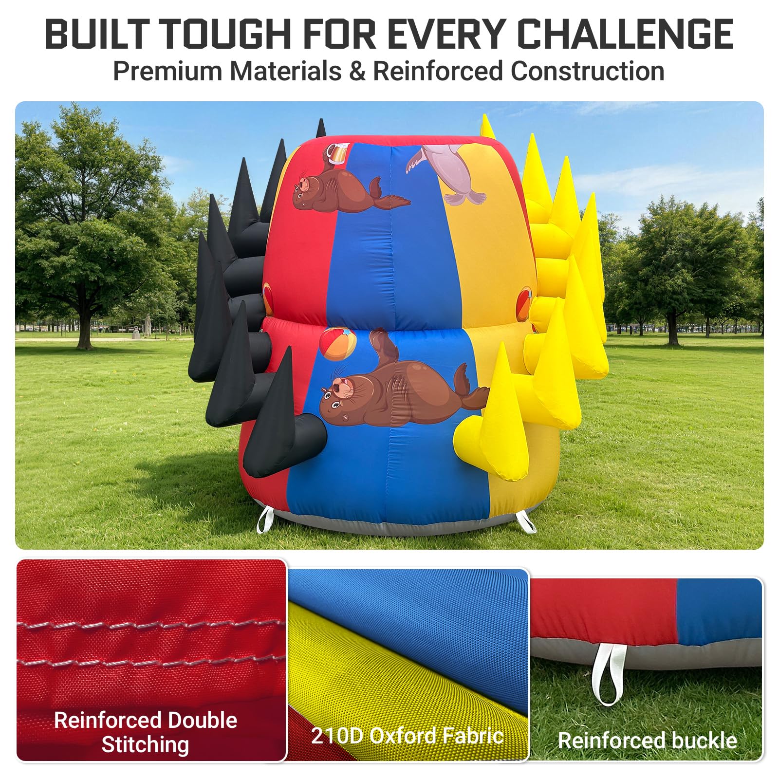 Inflatable Floating Ball Passing Game 4.5x4.5x4.7Ft – Interactive Carnival Game for Parties & Events