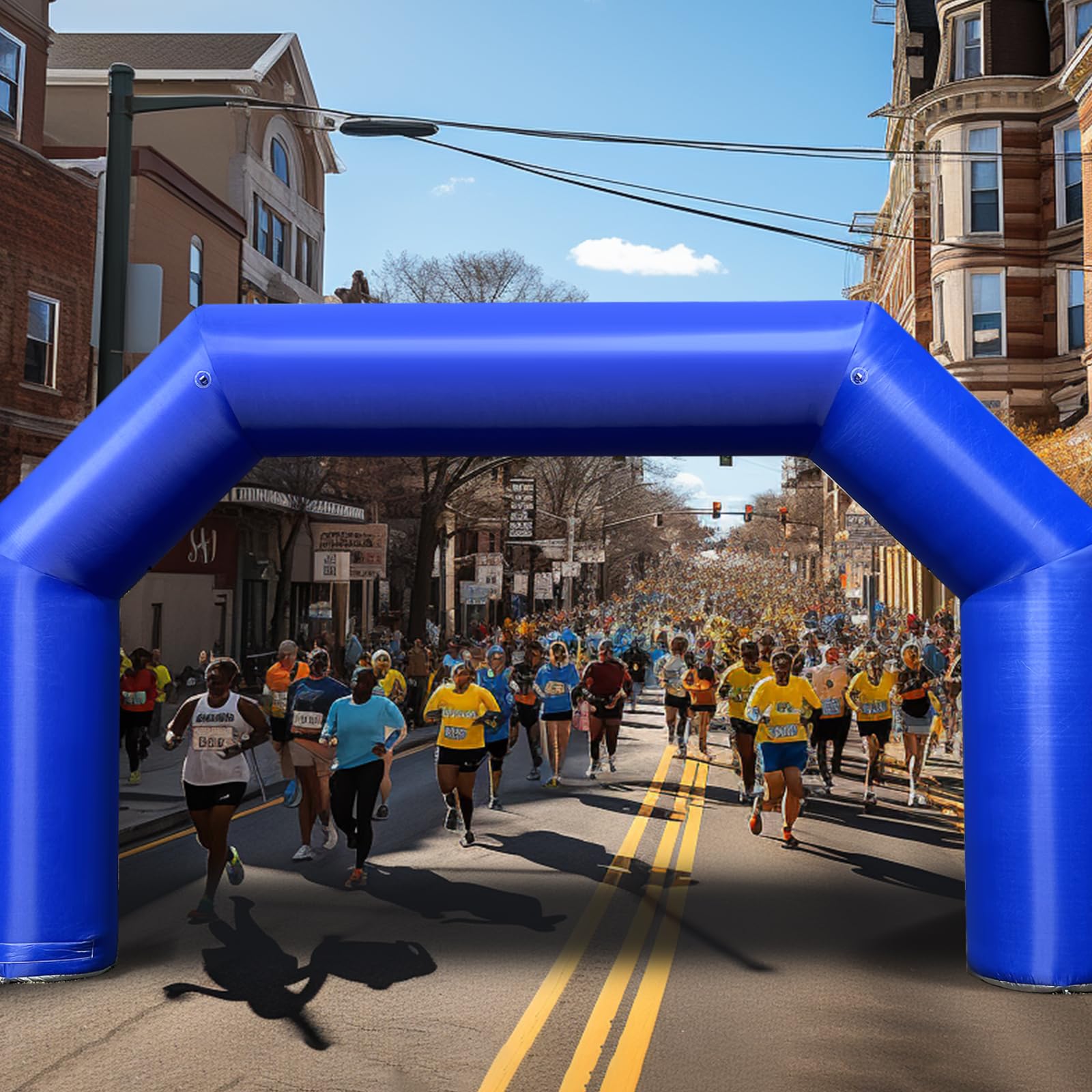 20Ft Inflatable Event Arch - Portable Outdoor Entrance with High-Power Blower