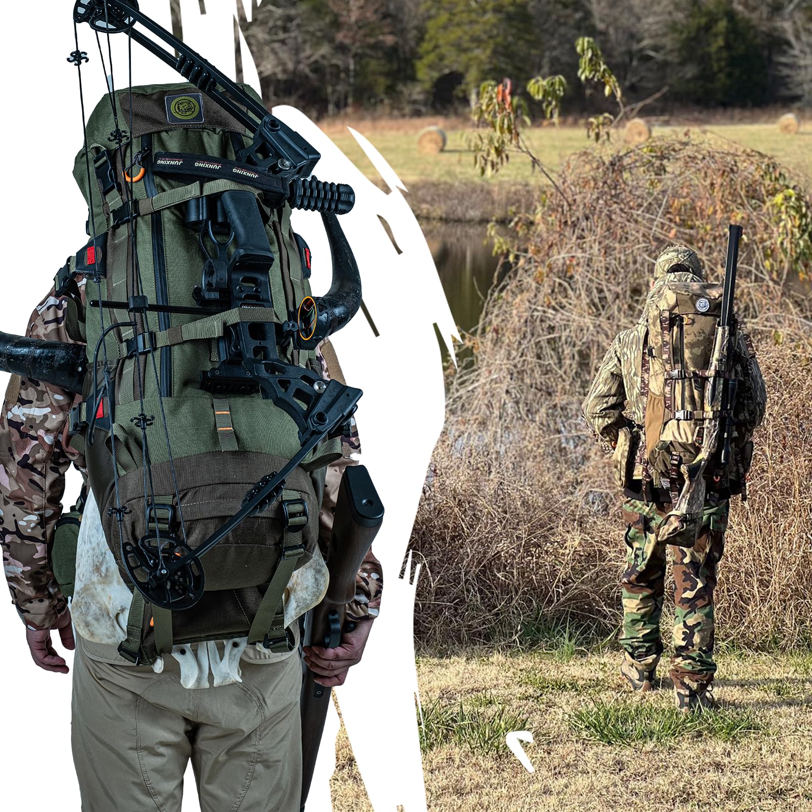 40L Hunting Backpack with Rain Cover