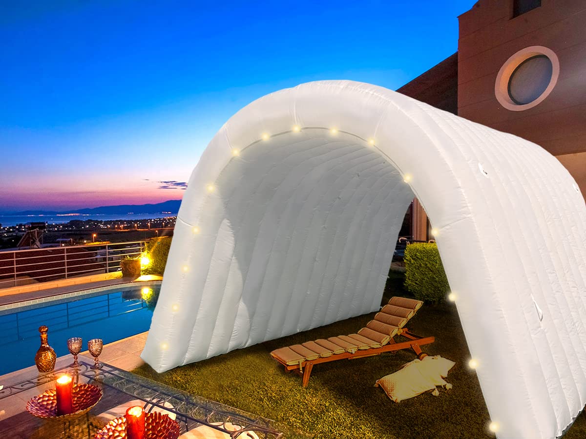 Inflatable Sports Tunnel Entrance 16x10x10FT with Blower Football Tunnel Tent Entryway